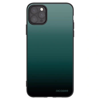 Picasee Apple iPhone 11 Pro Max Hülle - Schwarzes Silikon - Verdant Fade