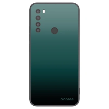Picasee Xiaomi Redmi Note 8 Hülle - Schwarzes Silikon - Verdant Fade
