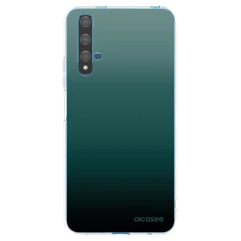 Picasee Huawei Nova 5T Hülle - Transparentes Silikon - Verdant Fade