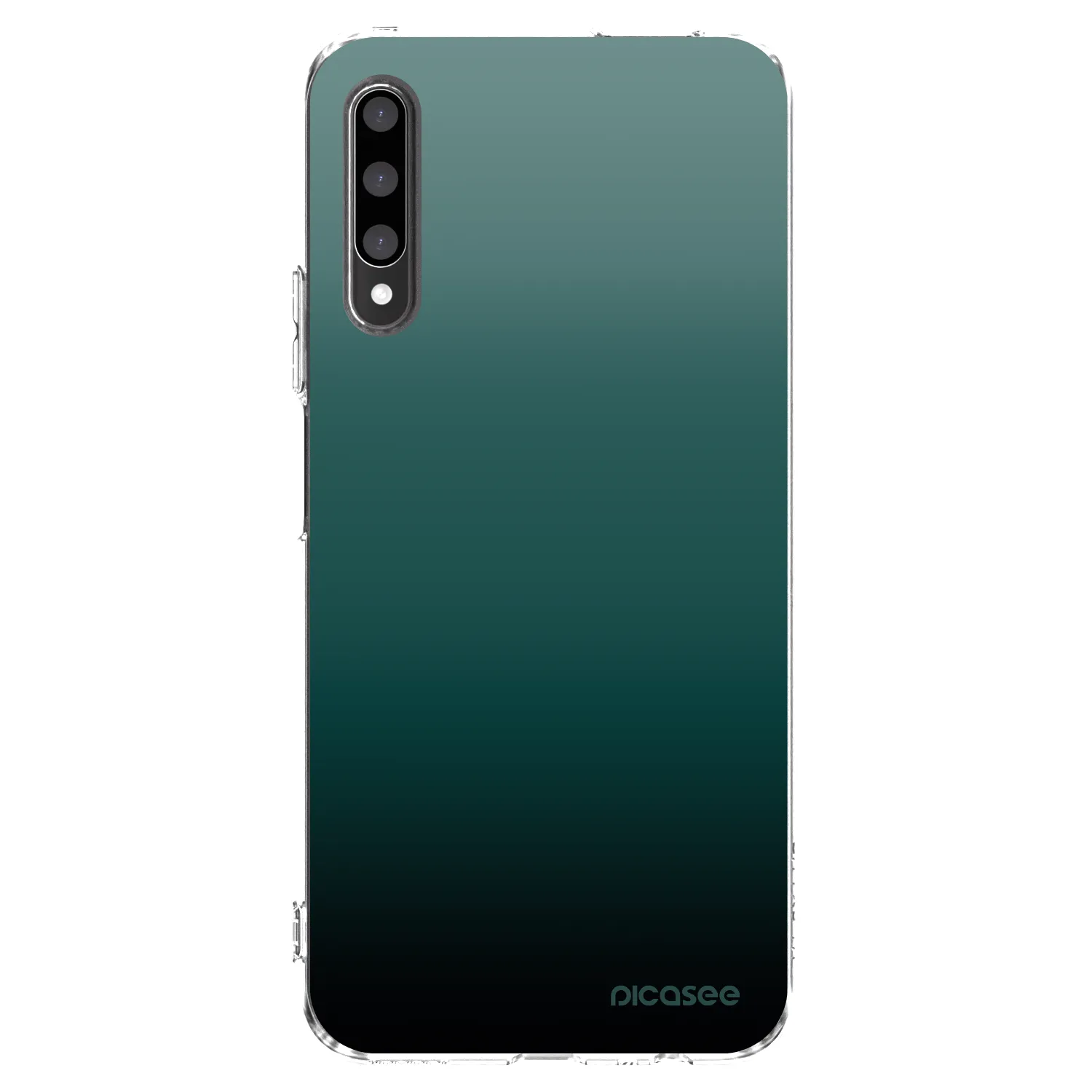 Picasee Honor 9X Pro Hülle - Transparentes Silikon - Verdant Fade