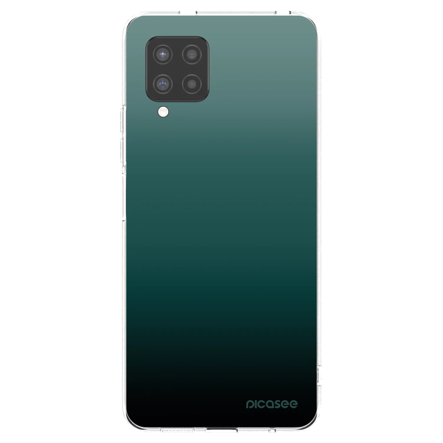 Picasee Samsung Galaxy A42 A426B Hülle - Transparentes Silikon - Verdant Fade