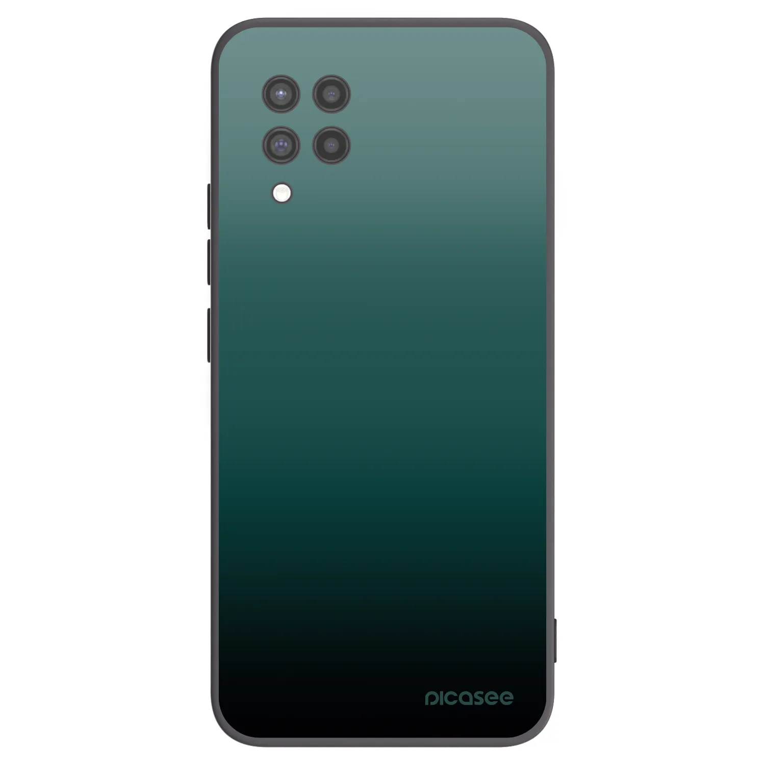 Picasee Samsung Galaxy A42 A426B Hülle - Schwarzes Silikon - Verdant Fade