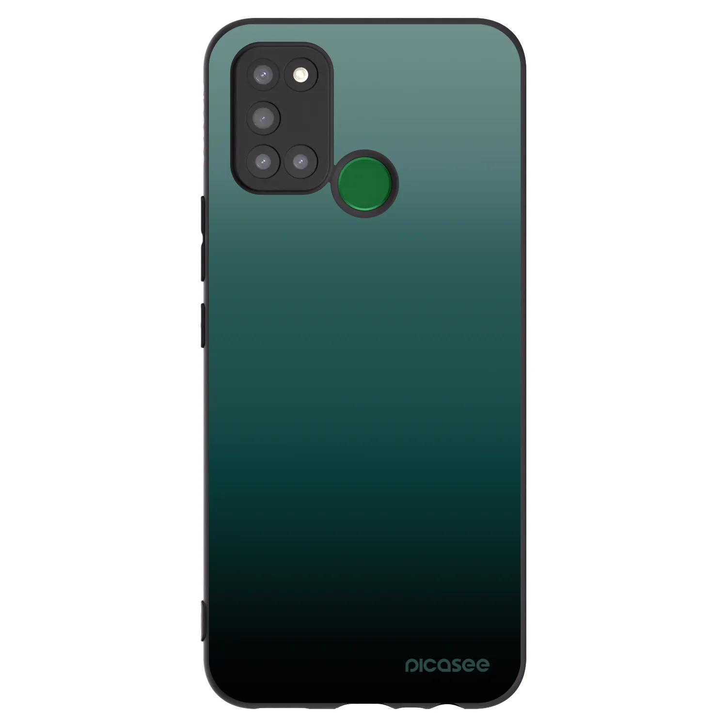 Picasee Realme 7i Hülle - Schwarzes Silikon - Verdant Fade