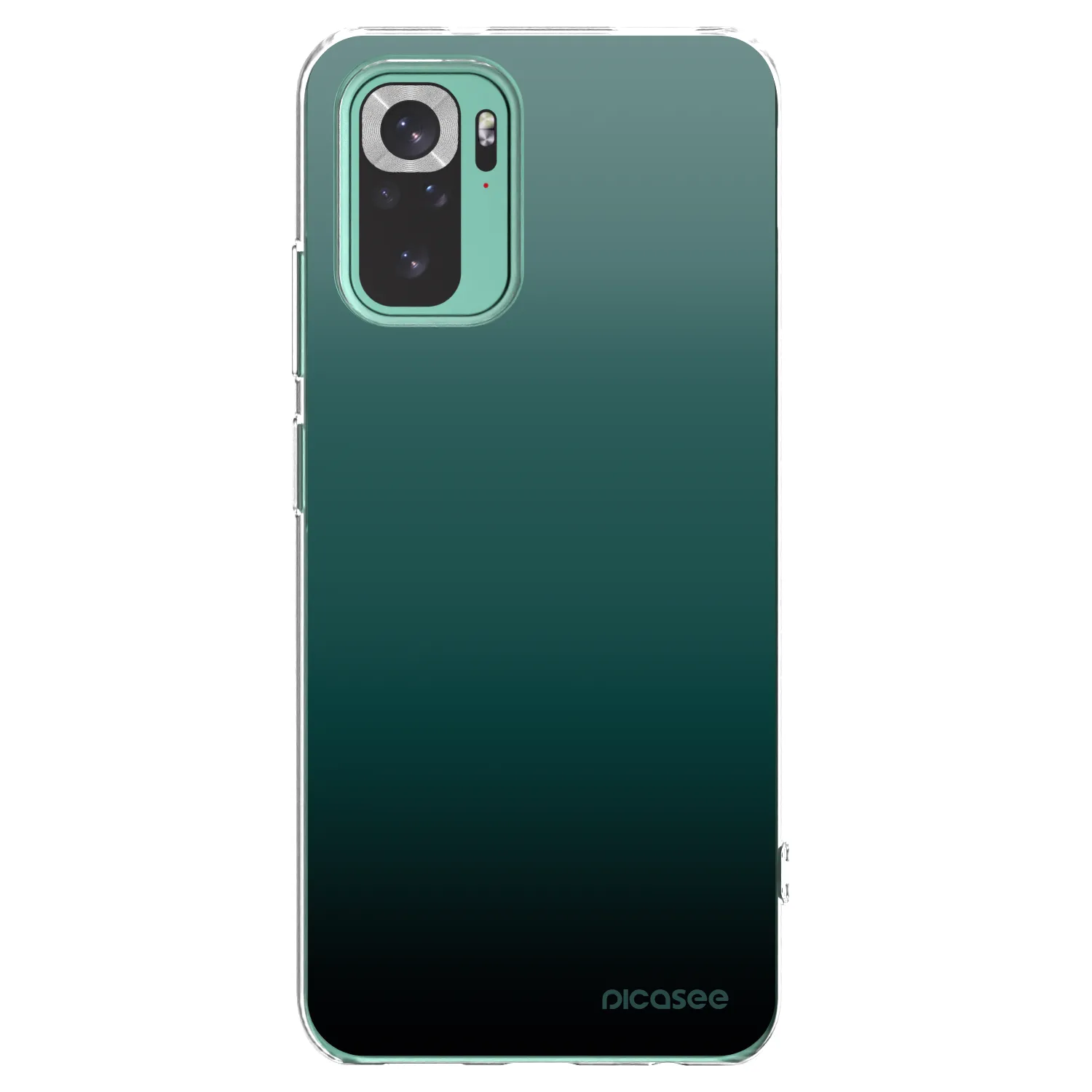 Picasee Xiaomi Redmi Note 10 Pro Hülle - Transparentes Silikon - Verdant Fade