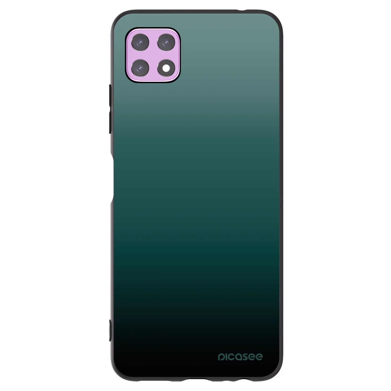 Picasee Samsung Galaxy A22 A226B 5G Hülle - Schwarzes Silikon - Verdant Fade