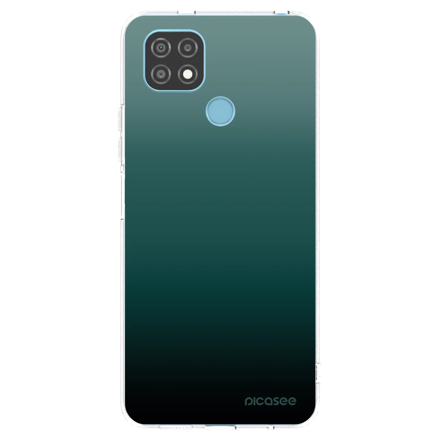 Picasee Realme C21 Hülle - Transparentes Silikon - Verdant Fade