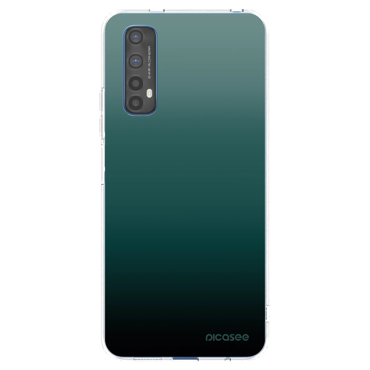 Picasee Realme 7 Hülle - Transparentes Silikon - Verdant Fade