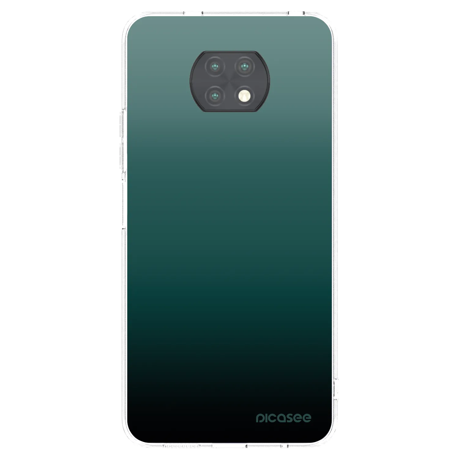 Picasee Xiaomi Redmi Note 9T Hülle - Transparentes Silikon - Verdant Fade