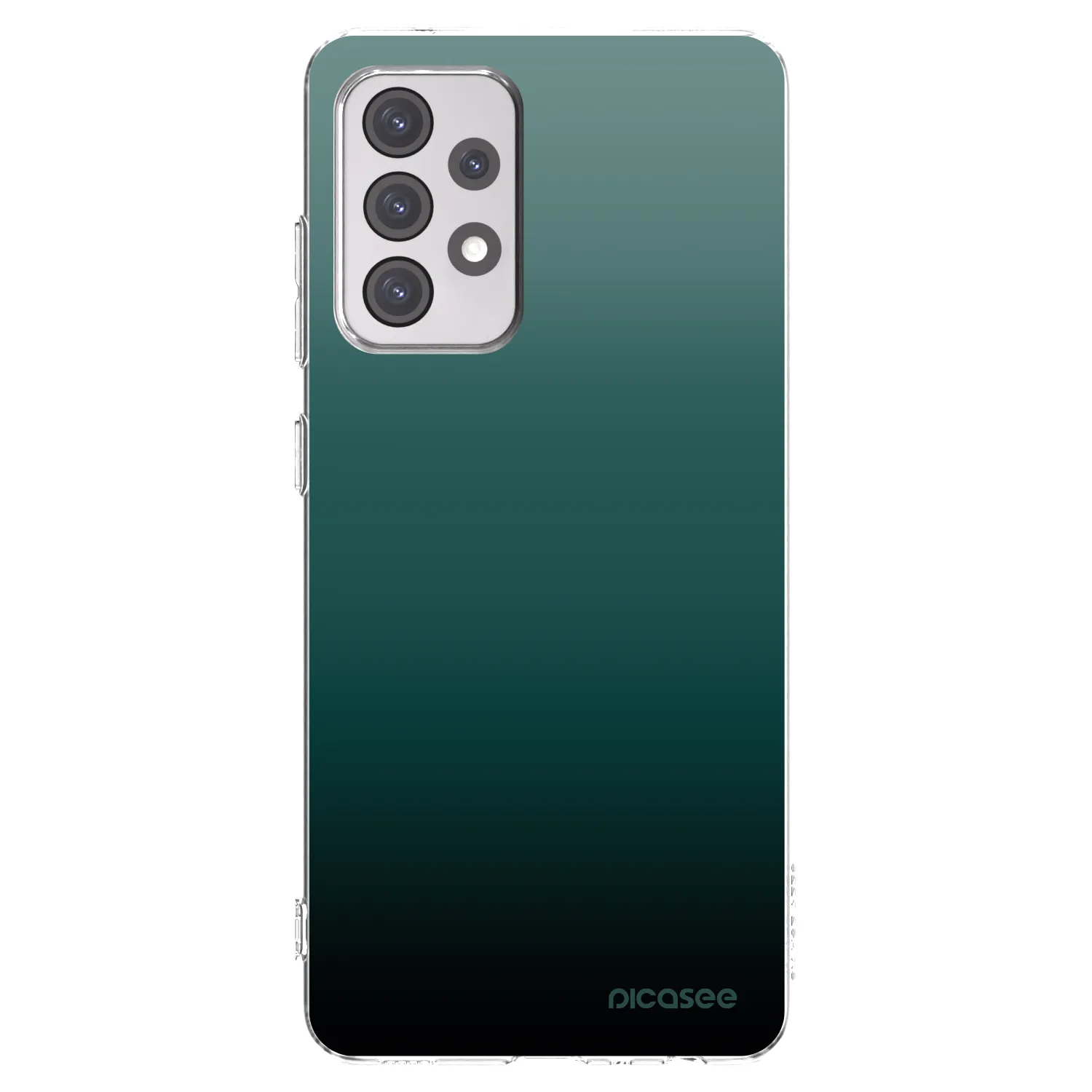 Picasee Samsung Galaxy A52s 5G A528B Hülle - Transparentes Silikon - Verdant Fade