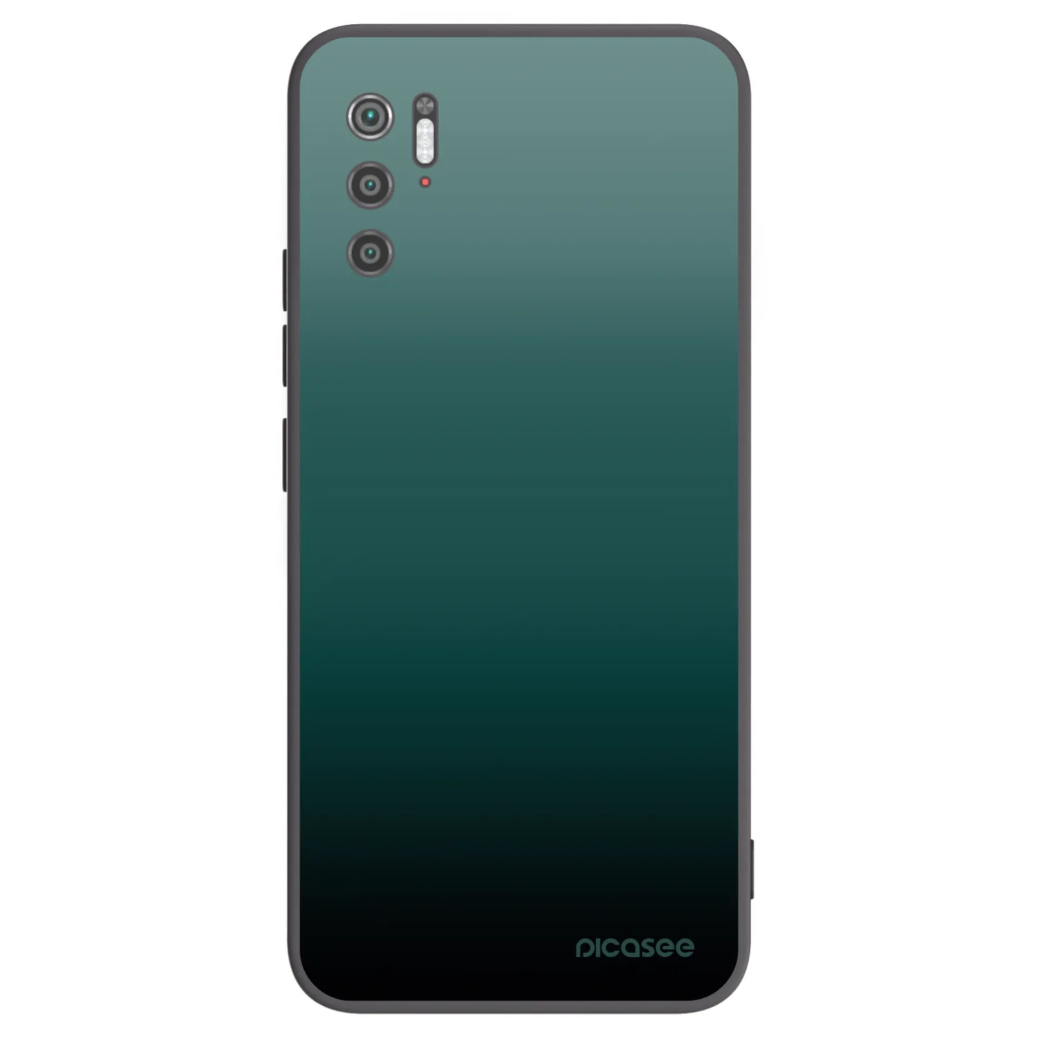 Picasee Xiaomi Poco M3 Pro 5G Hülle - Schwarzes Silikon - Verdant Fade