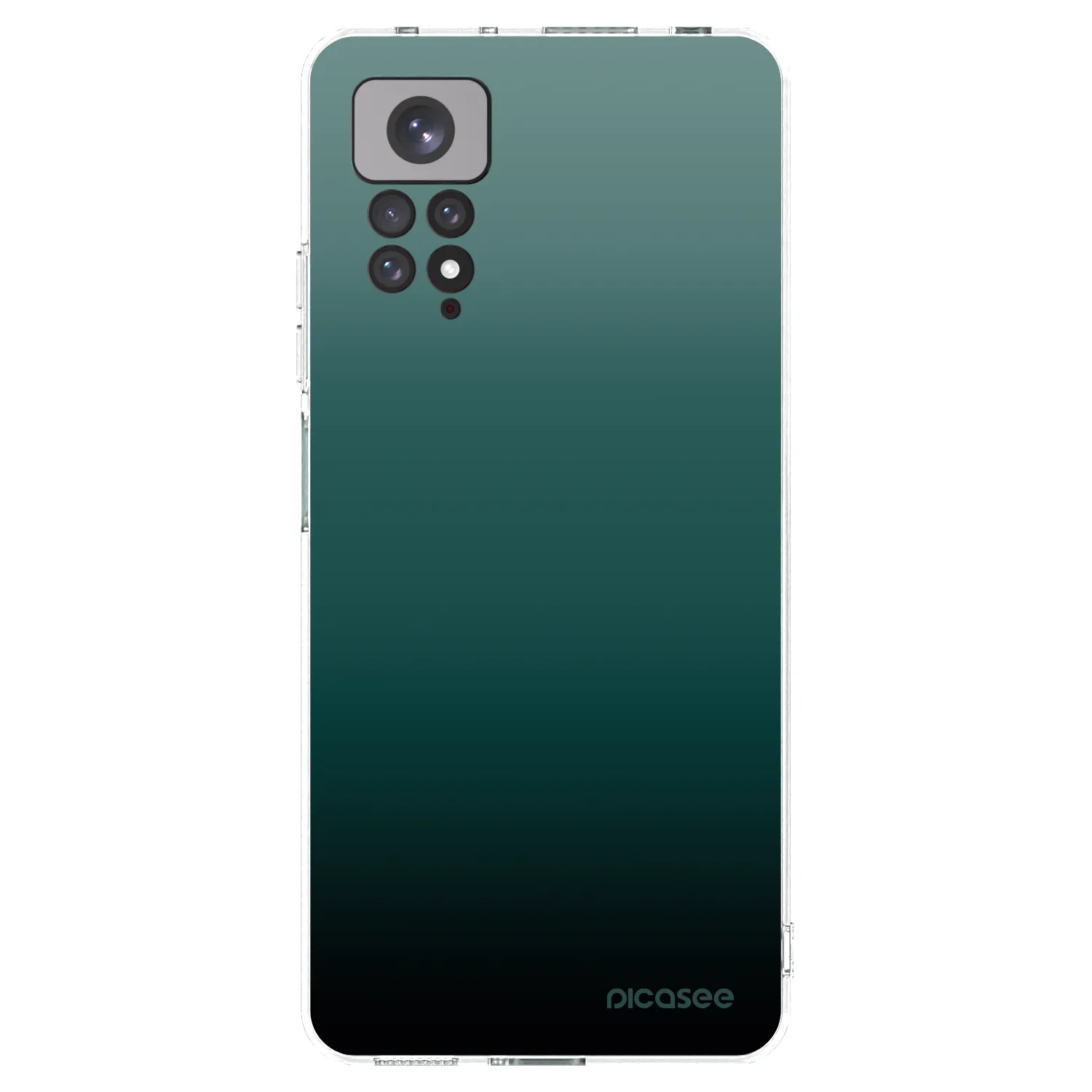 Picasee Xiaomi Redmi Note 11 Hülle - Transparentes Silikon - Verdant Fade