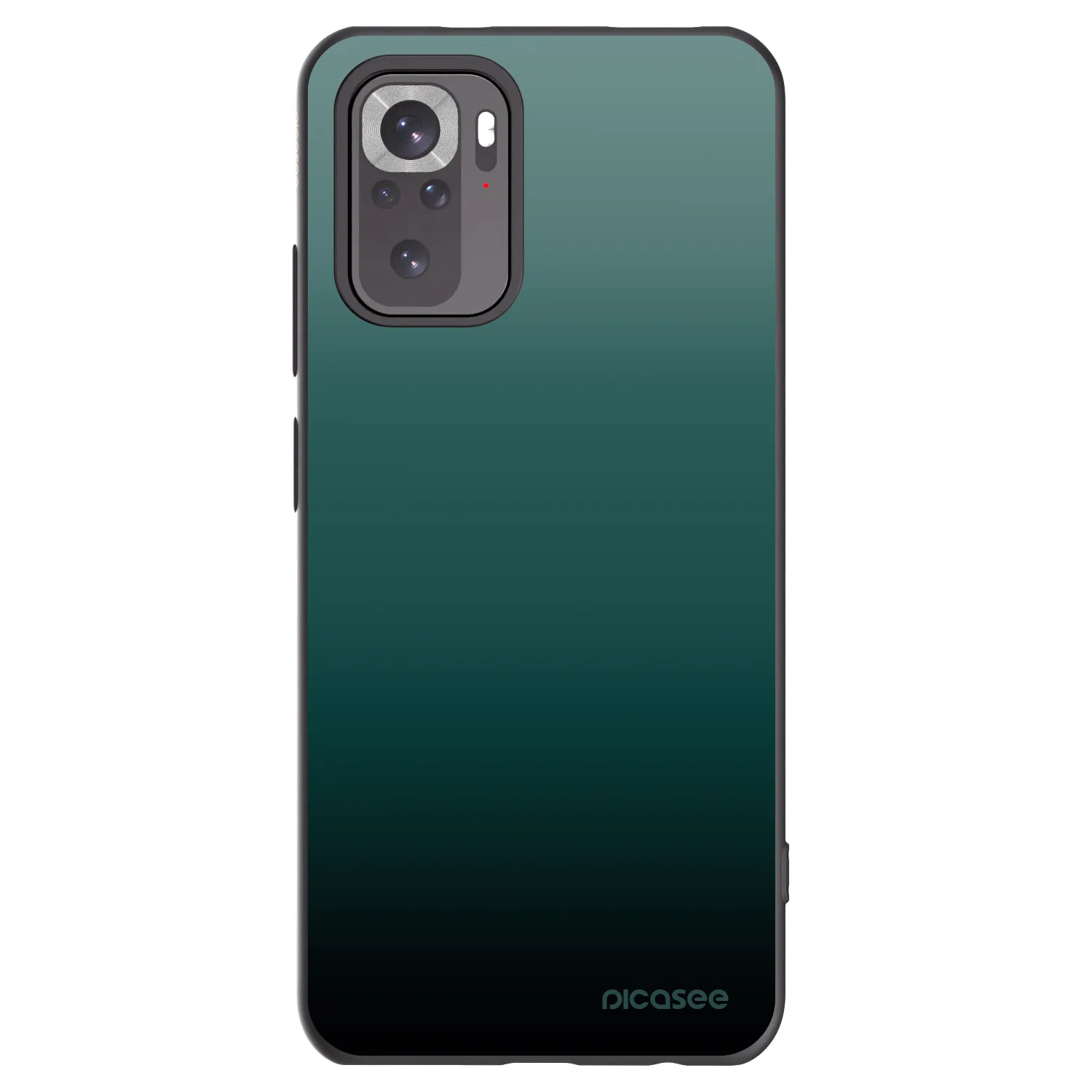 Picasee Xiaomi Redmi Note 11S 4G Hülle - Schwarzes Silikon - Verdant Fade
