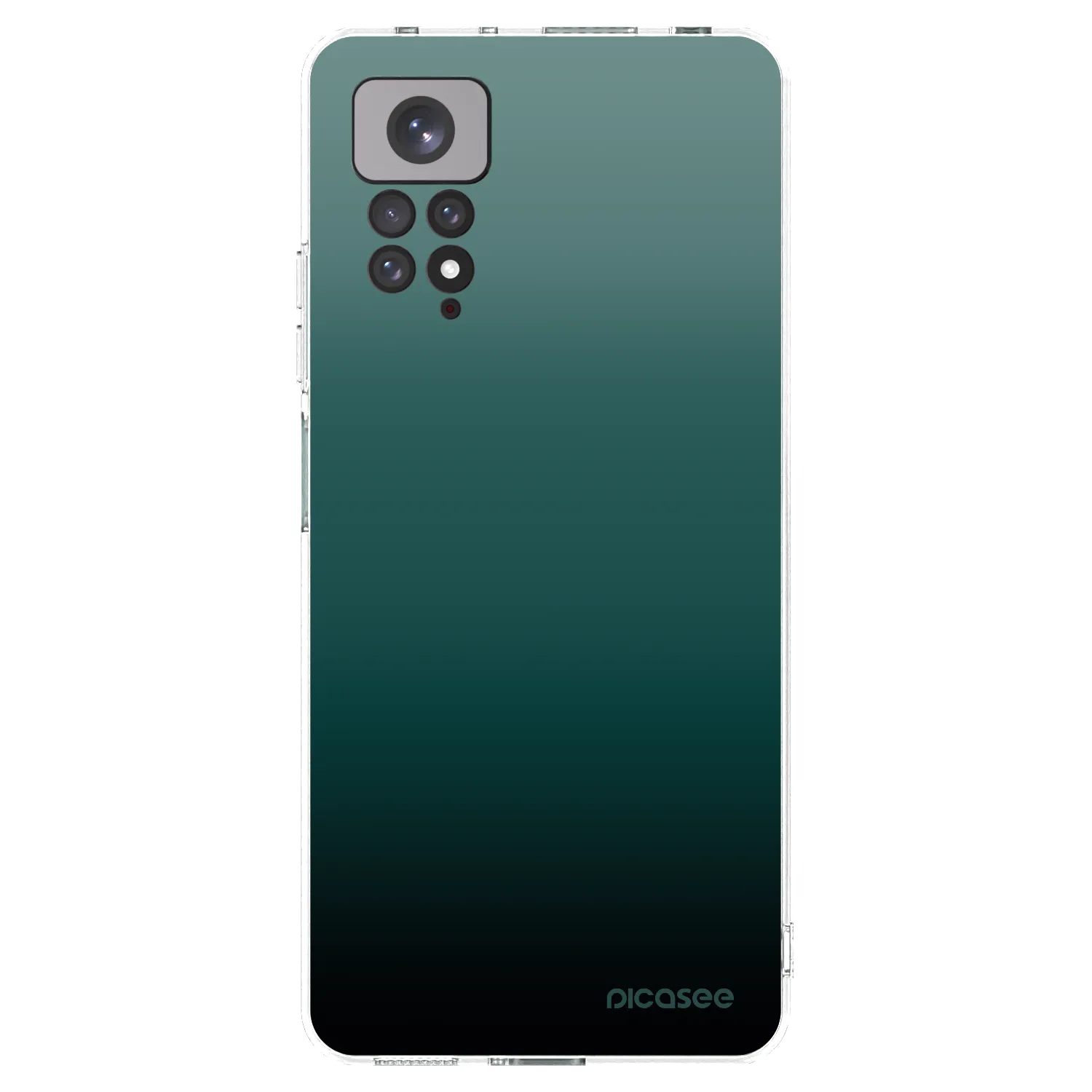 Picasee Xiaomi Redmi Note 11S 4G Hülle - Transparentes Silikon - Verdant Fade