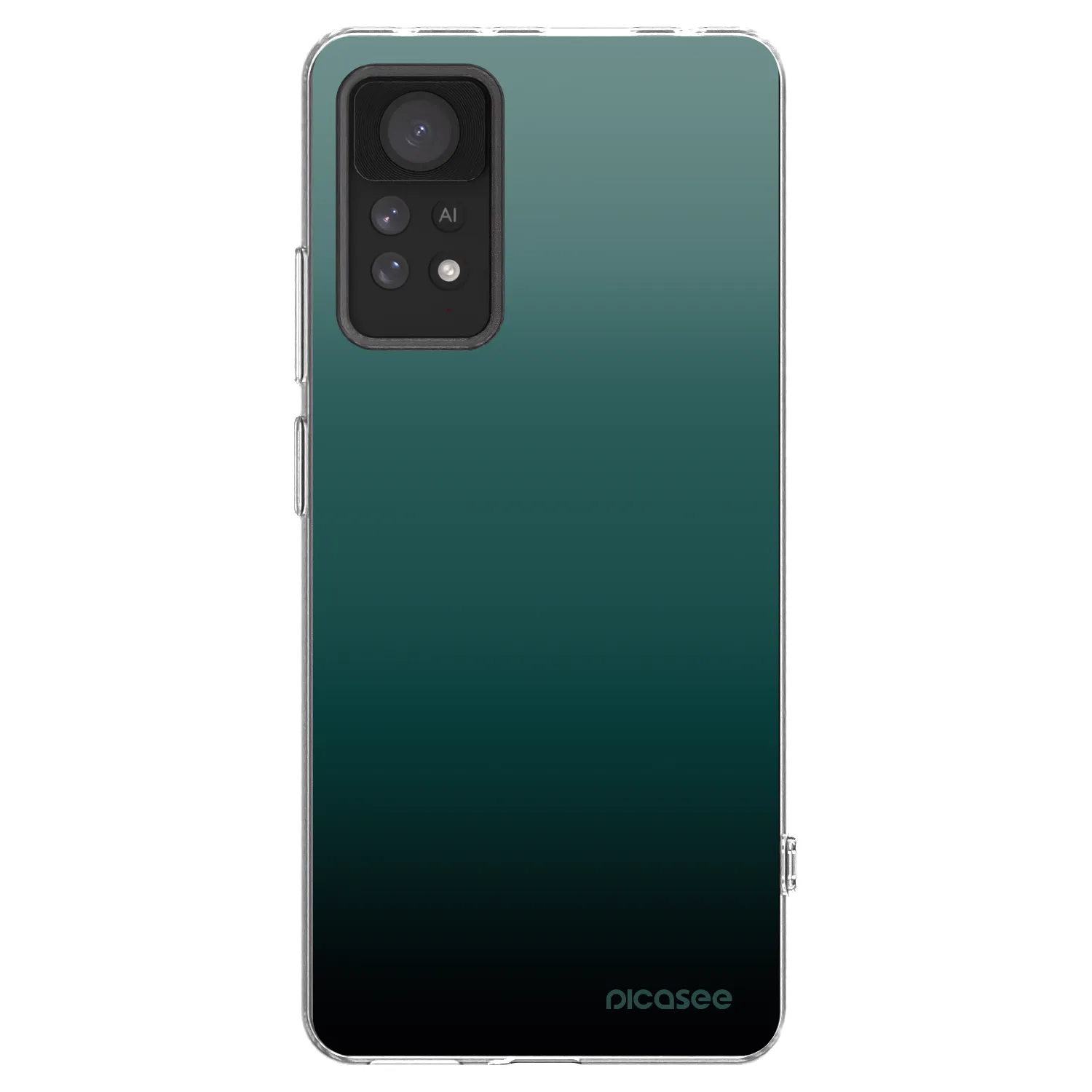 Picasee Xiaomi Redmi Note 11 Pro 5G Hülle - Transparentes Silikon - Verdant Fade