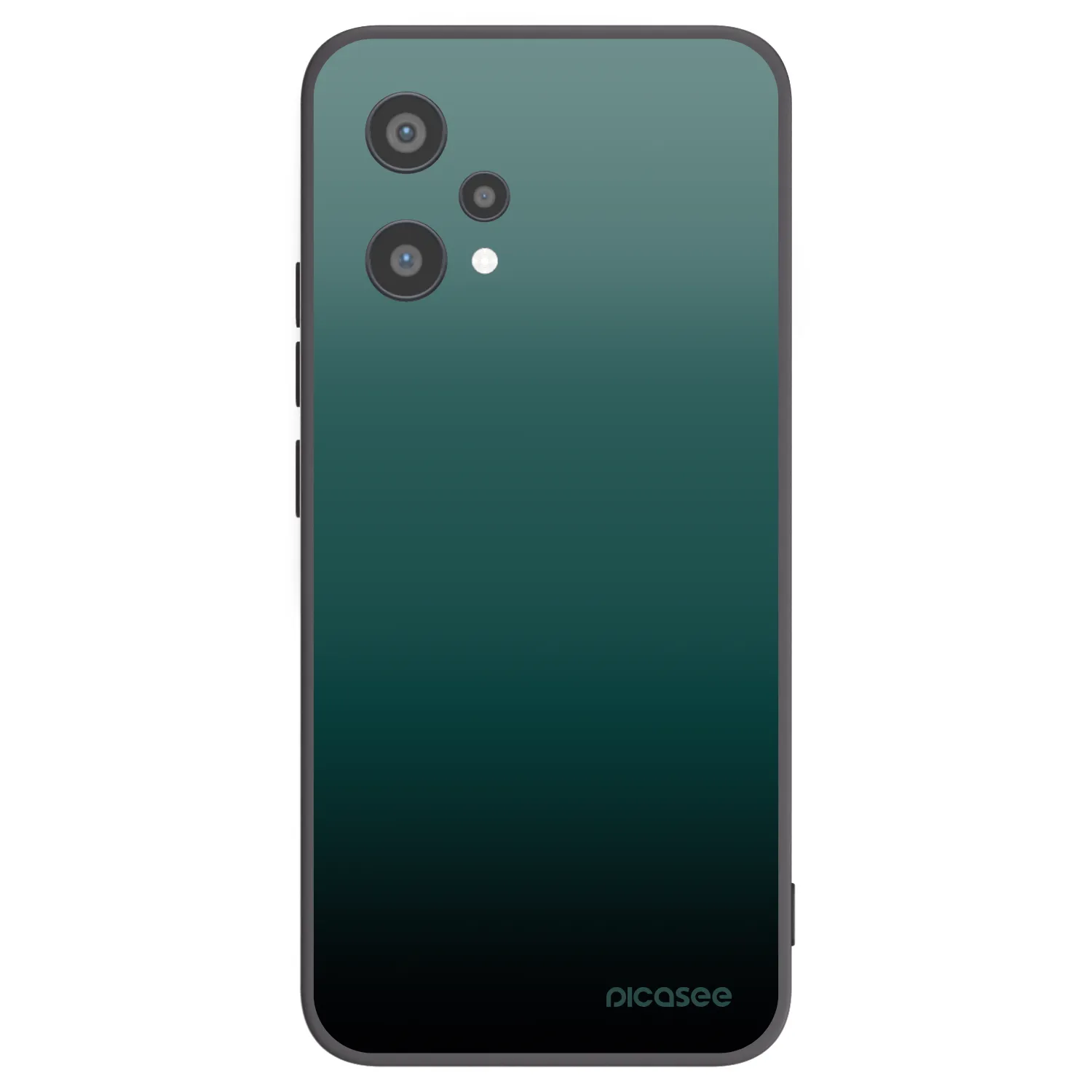 Picasee Realme 9 Pro 5G Hülle - Schwarzes Silikon - Verdant Fade