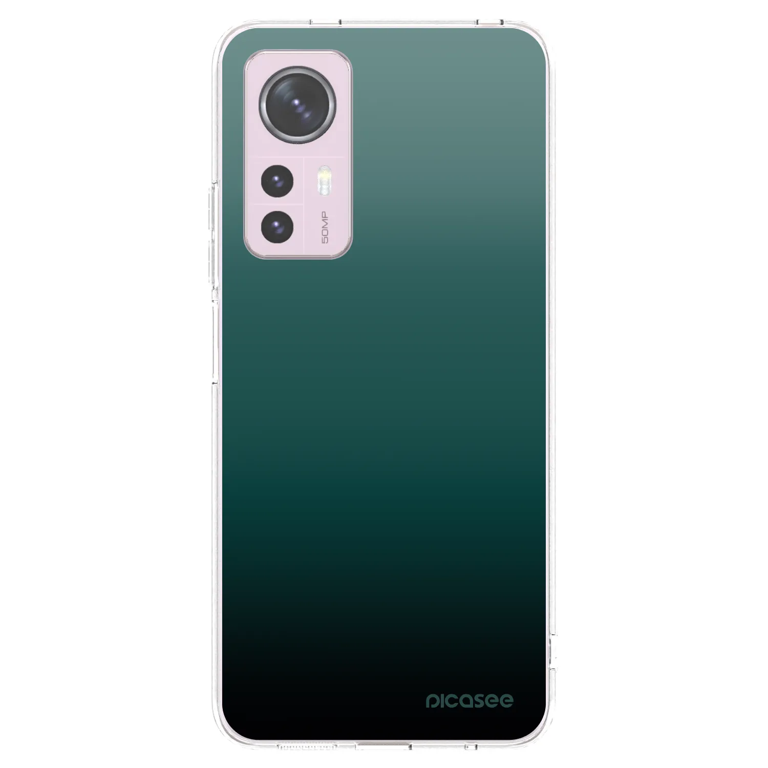 Picasee Xiaomi 12 Hülle - Transparentes Silikon - Verdant Fade