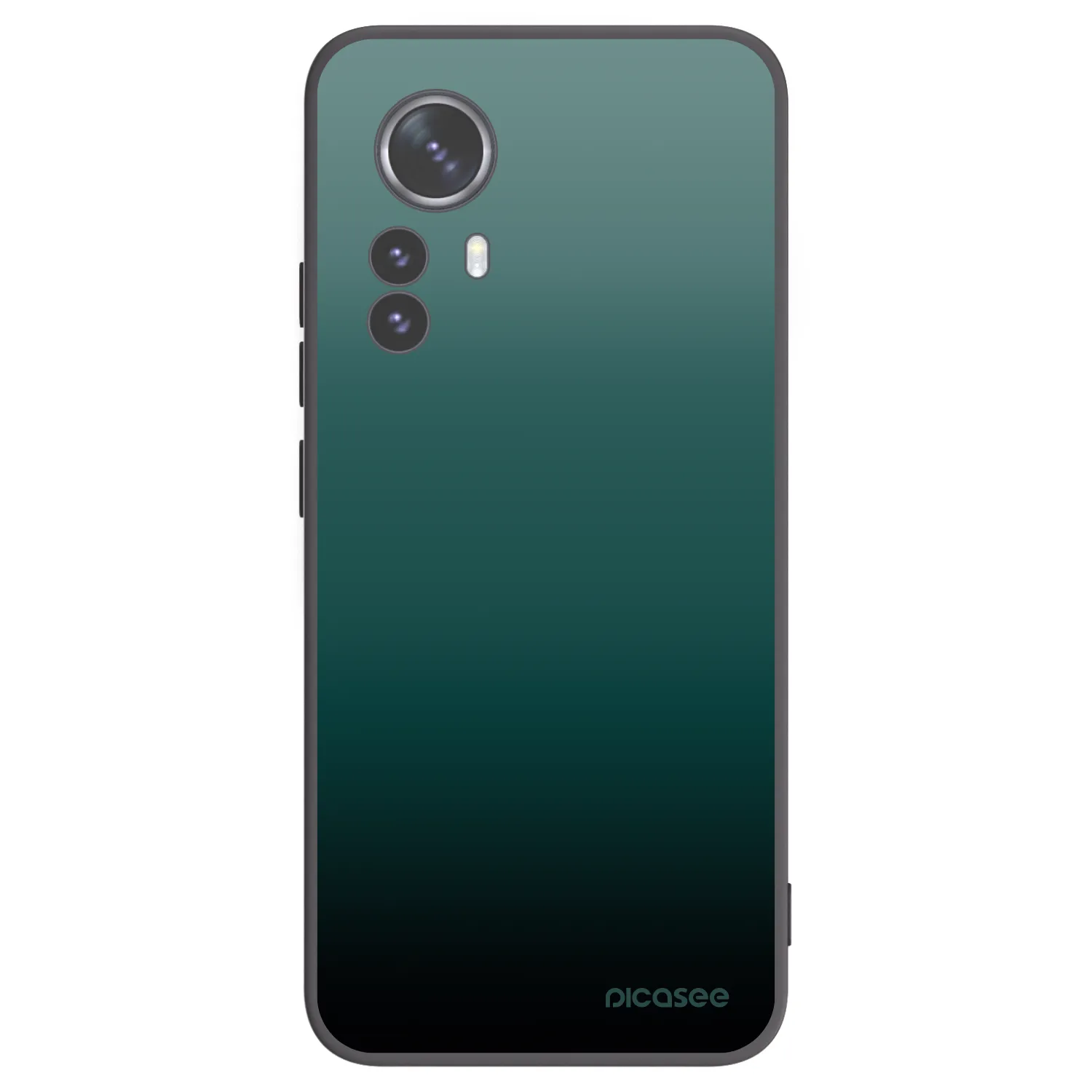 Picasee Xiaomi 12 Pro Hülle - Schwarzes Silikon - Verdant Fade