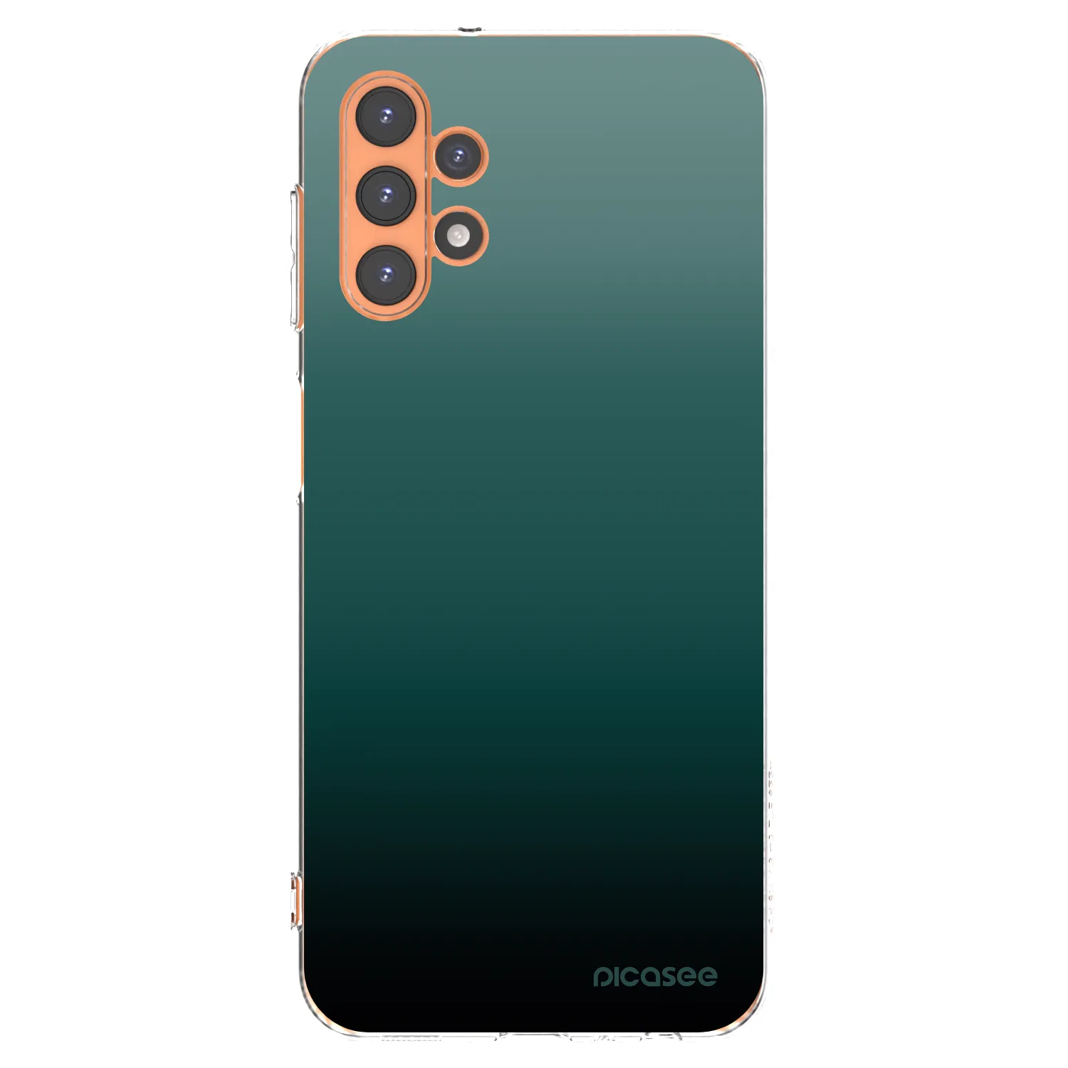 Picasee Samsung Galaxy A13 4G A135 Hülle - Transparentes Silikon - Verdant Fade