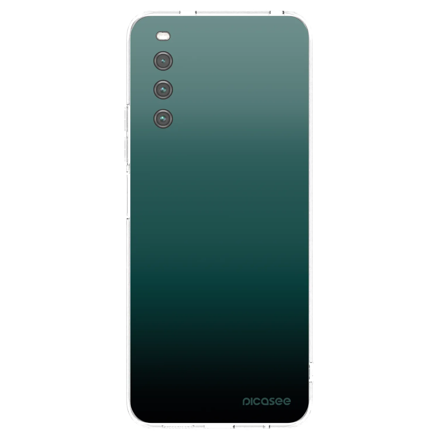 Picasee Sony Xperia 10 IV 5G Hülle - Transparentes Silikon - Verdant Fade