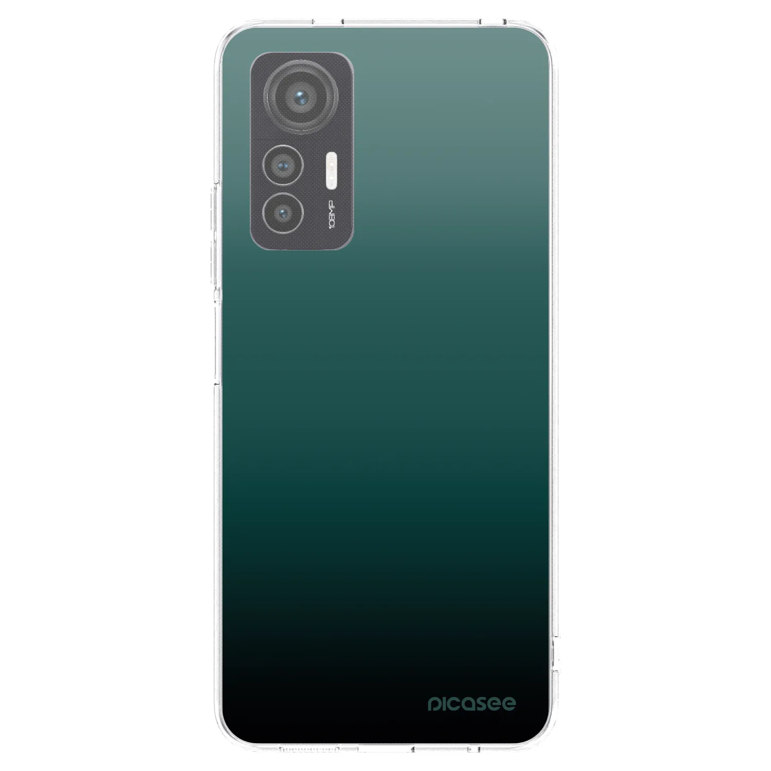 Picasee Xiaomi 12 Lite Hülle - Transparentes Silikon - Verdant Fade