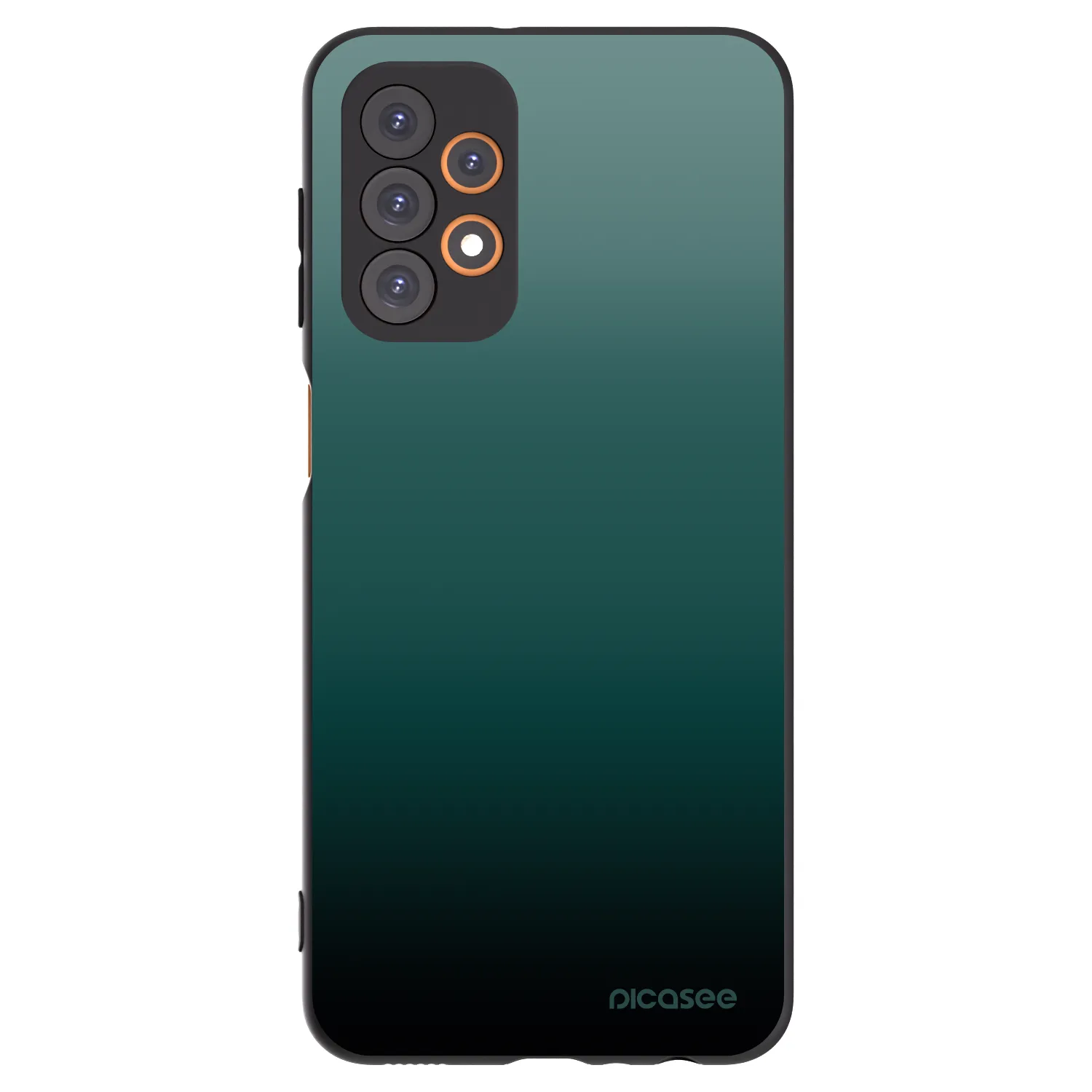 Picasee Samsung Galaxy A23 A236B 5G Hülle - Schwarzes Silikon - Verdant Fade