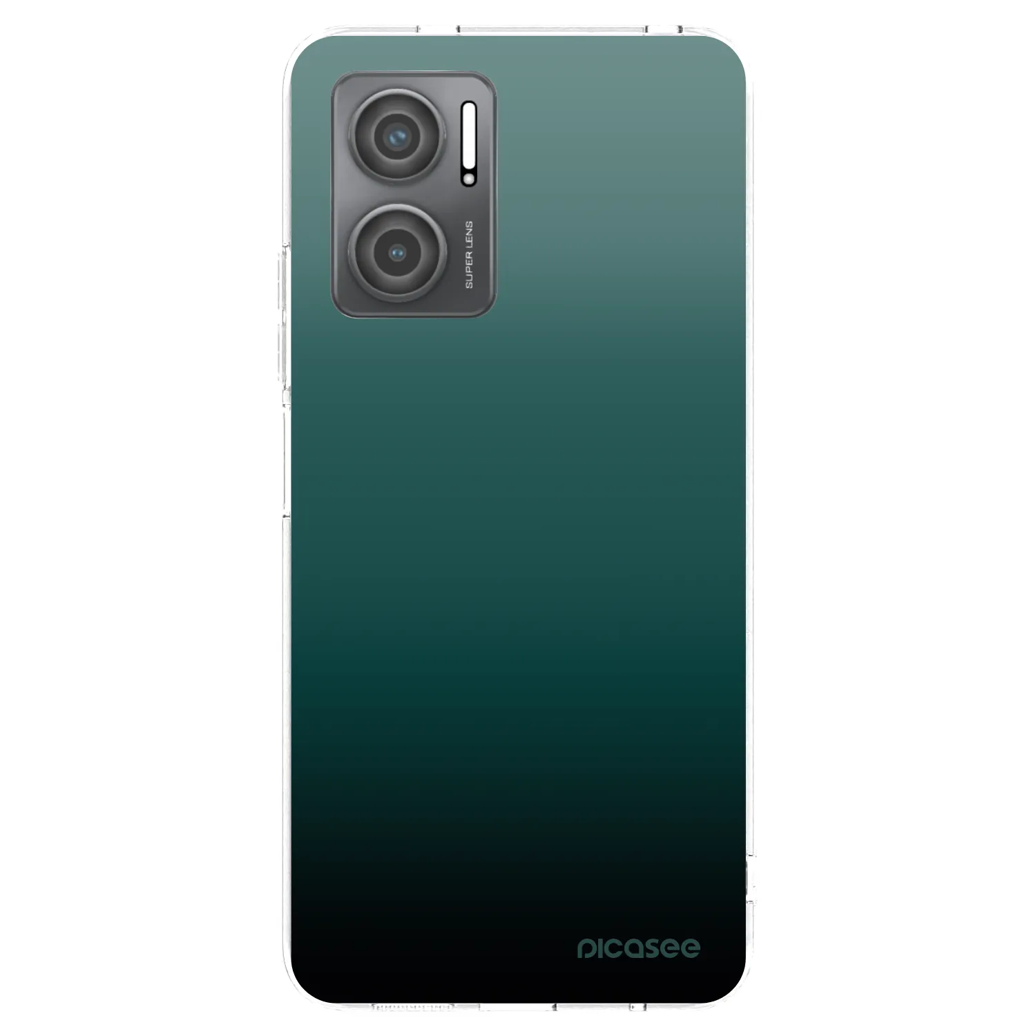 Picasee Xiaomi Redmi 10 5G Hülle - Transparentes Silikon - Verdant Fade