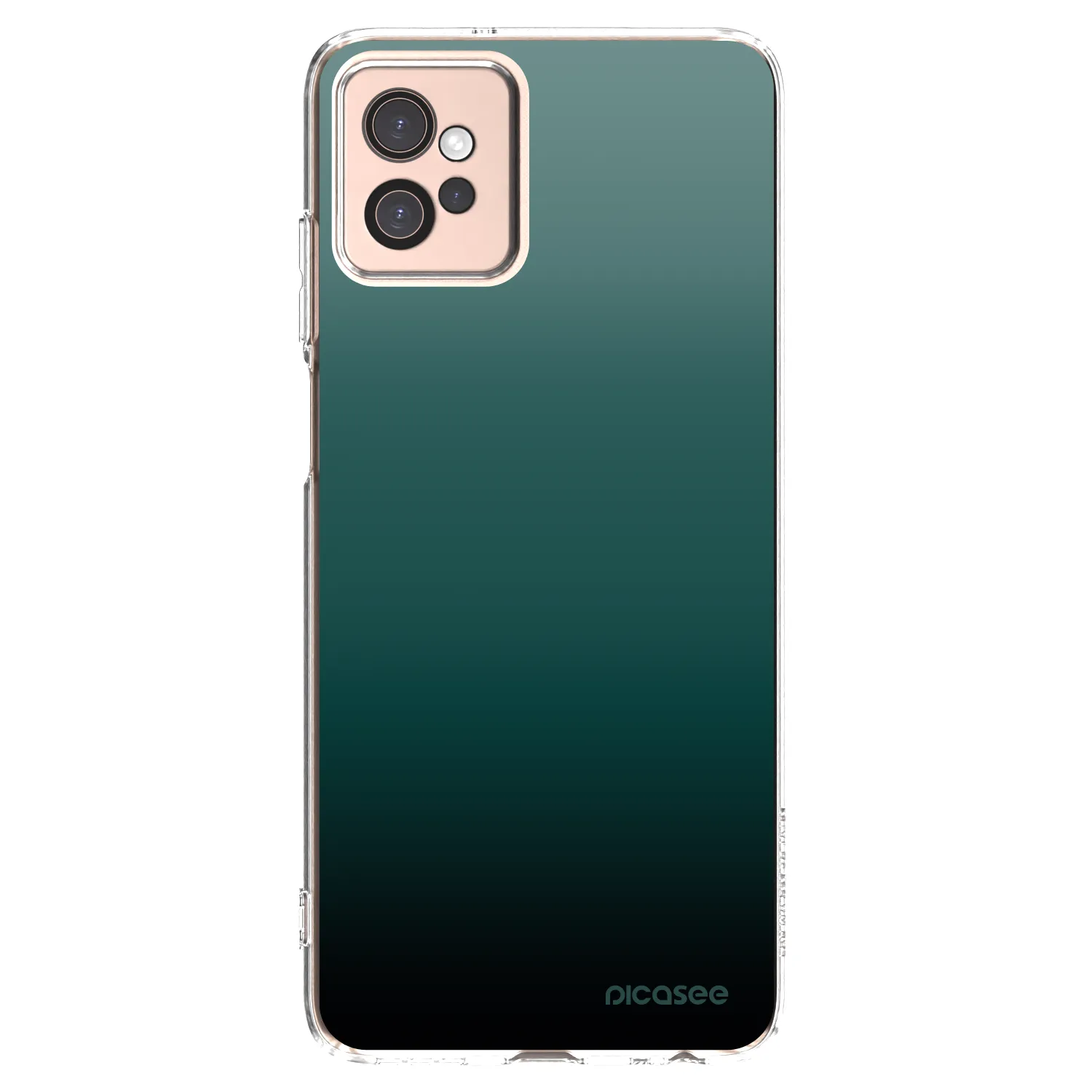 Picasee Motorola Moto G32 Hülle - Transparentes Silikon - Verdant Fade