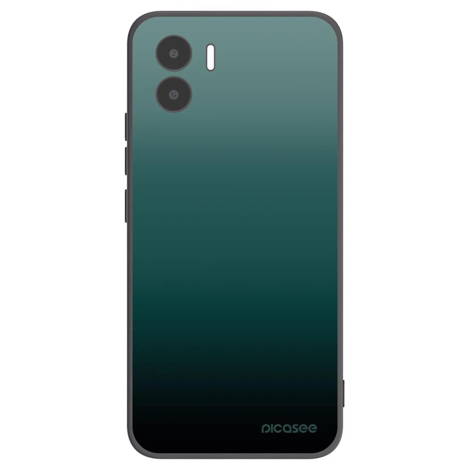 Picasee Xiaomi Redmi A1 Hülle - Schwarzes Silikon - Verdant Fade