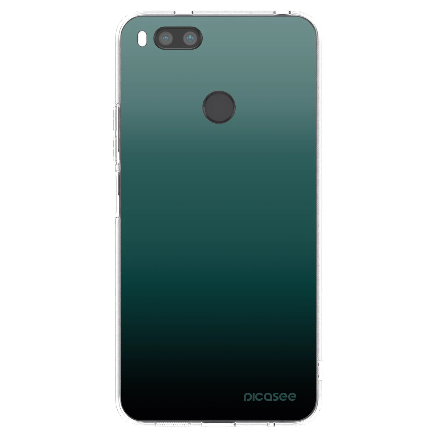 Picasee Xiaomi Redmi A1 Hülle - Transparentes Silikon - Verdant Fade