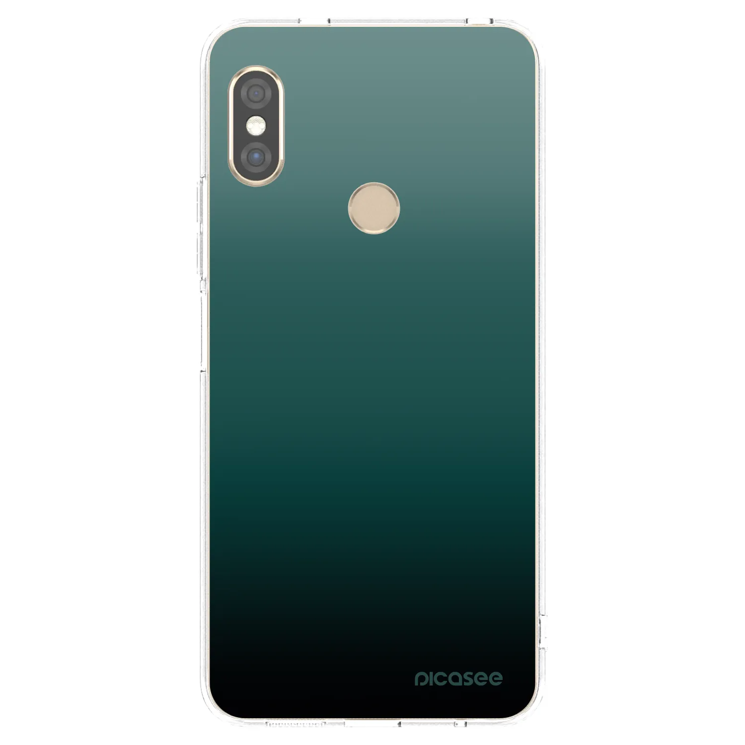 Picasee Xiaomi Redmi Note 5 Global Hülle - Transparentes Silikon - Verdant Fade