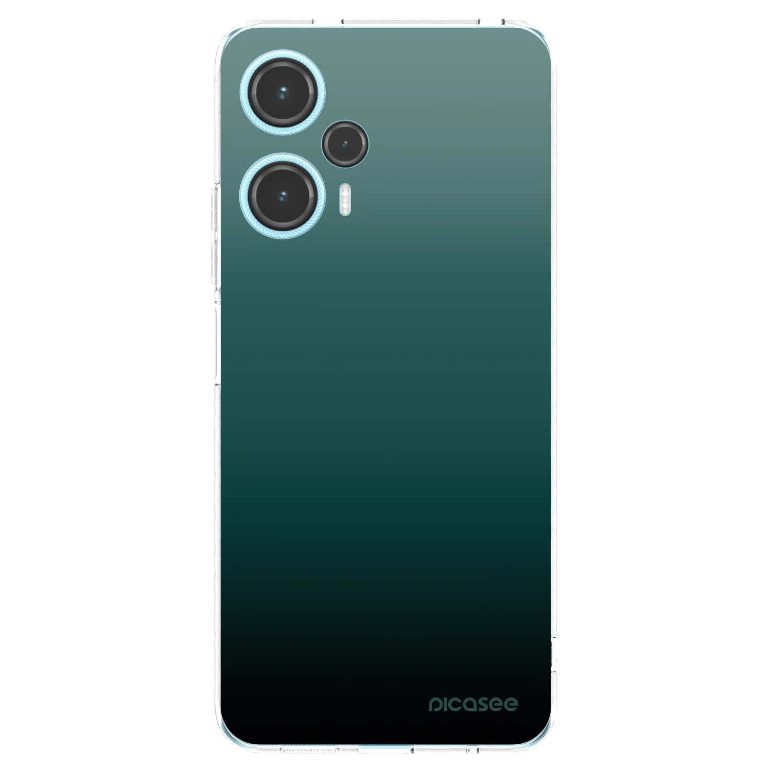 Picasee Xiaomi Poco F5 Hülle - Transparentes Silikon - Verdant Fade