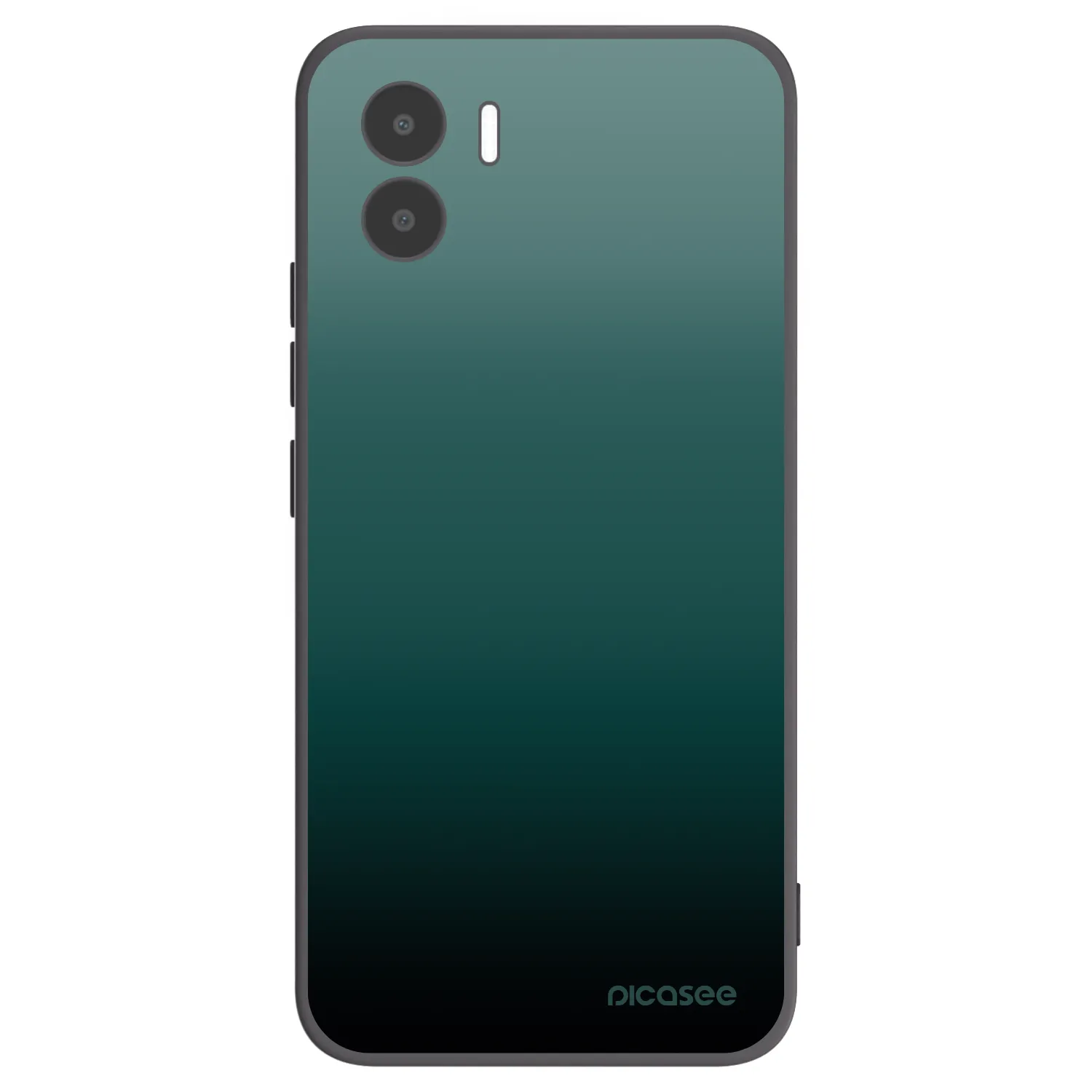 Picasee Xiaomi Redmi A2 Hülle - Schwarzes Silikon - Verdant Fade