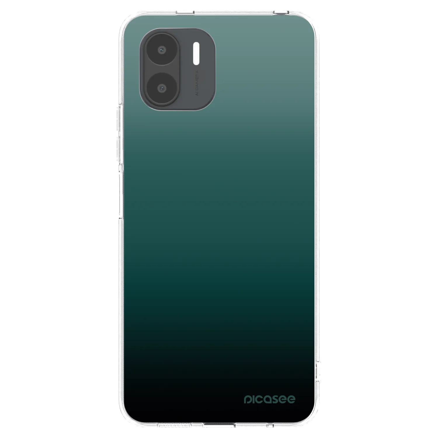 Picasee Xiaomi Redmi A2 Hülle - Transparentes Silikon - Verdant Fade