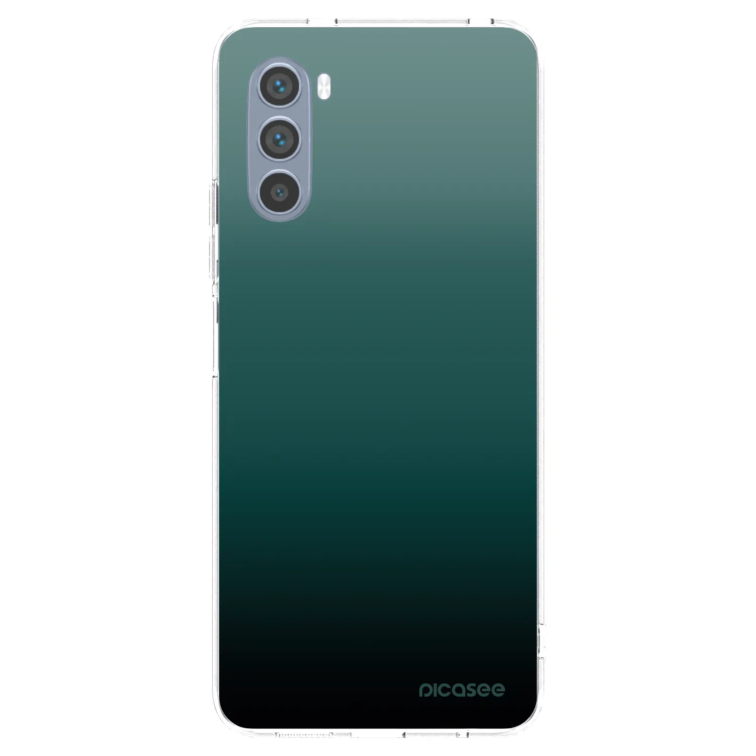 Picasee Motorola Moto G62 Hülle - Transparentes Silikon - Verdant Fade