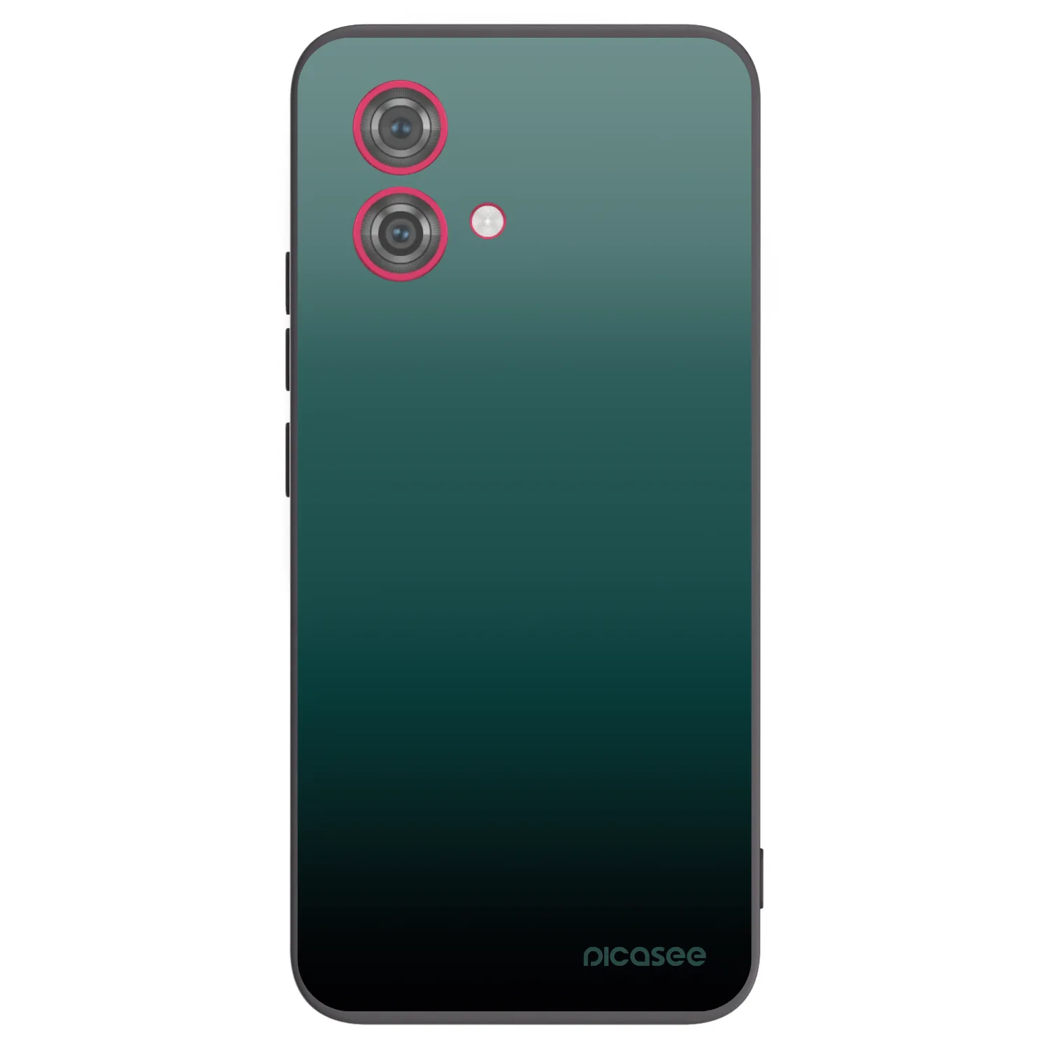 Picasee Motorola Moto G84 5G Hülle - Schwarzes Silikon - Verdant Fade