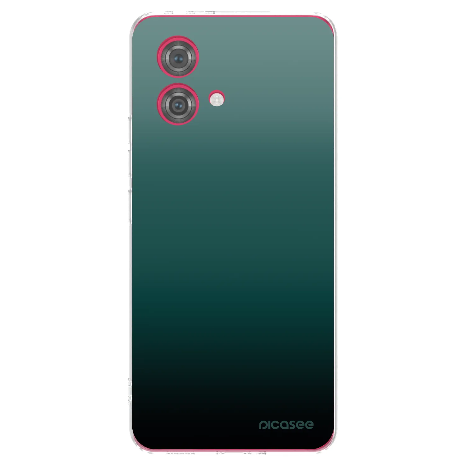 Picasee Motorola Moto G84 5G Hülle - Transparentes Silikon - Verdant Fade