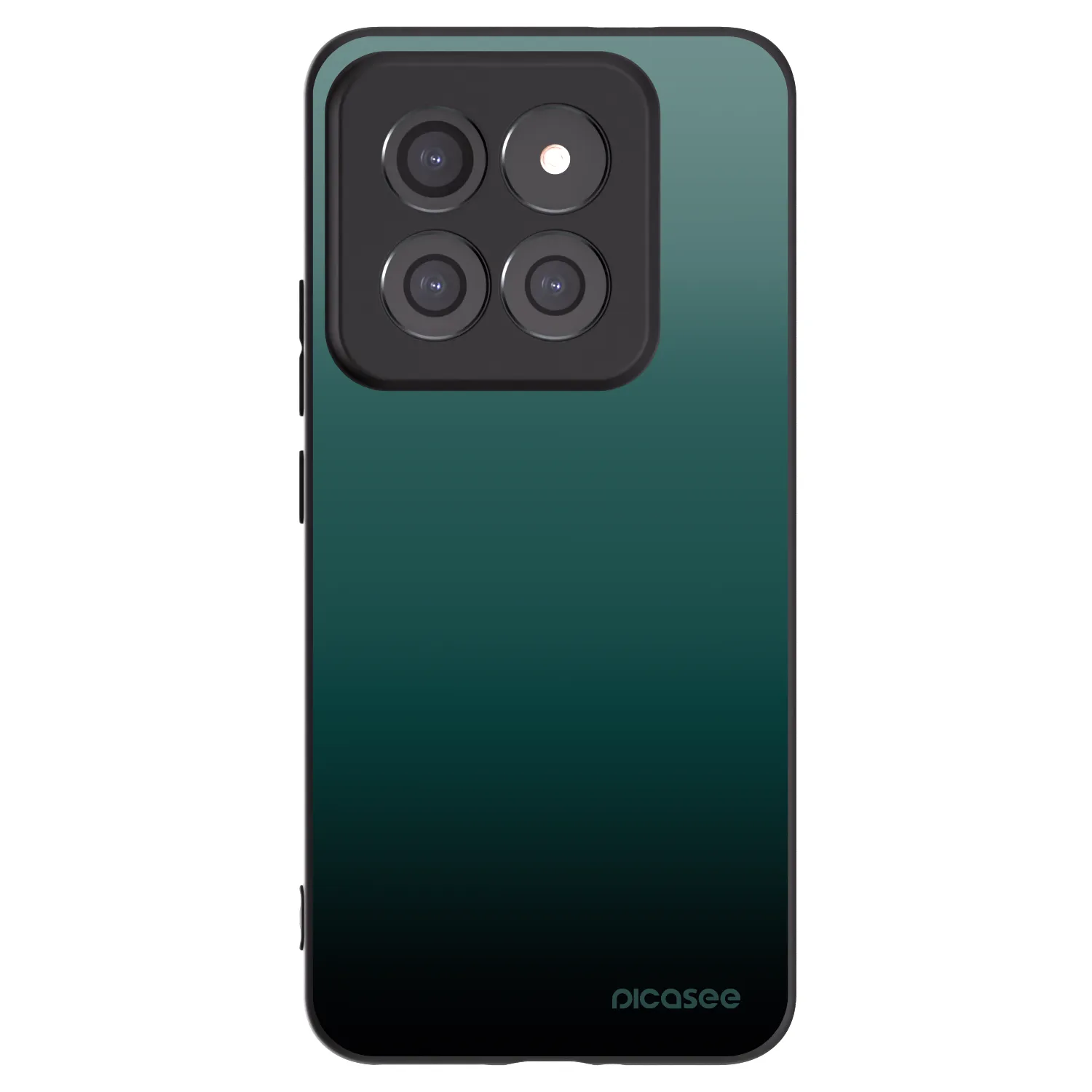 Picasee Xiaomi 14 Pro Hülle - Schwarzes Silikon - Verdant Fade