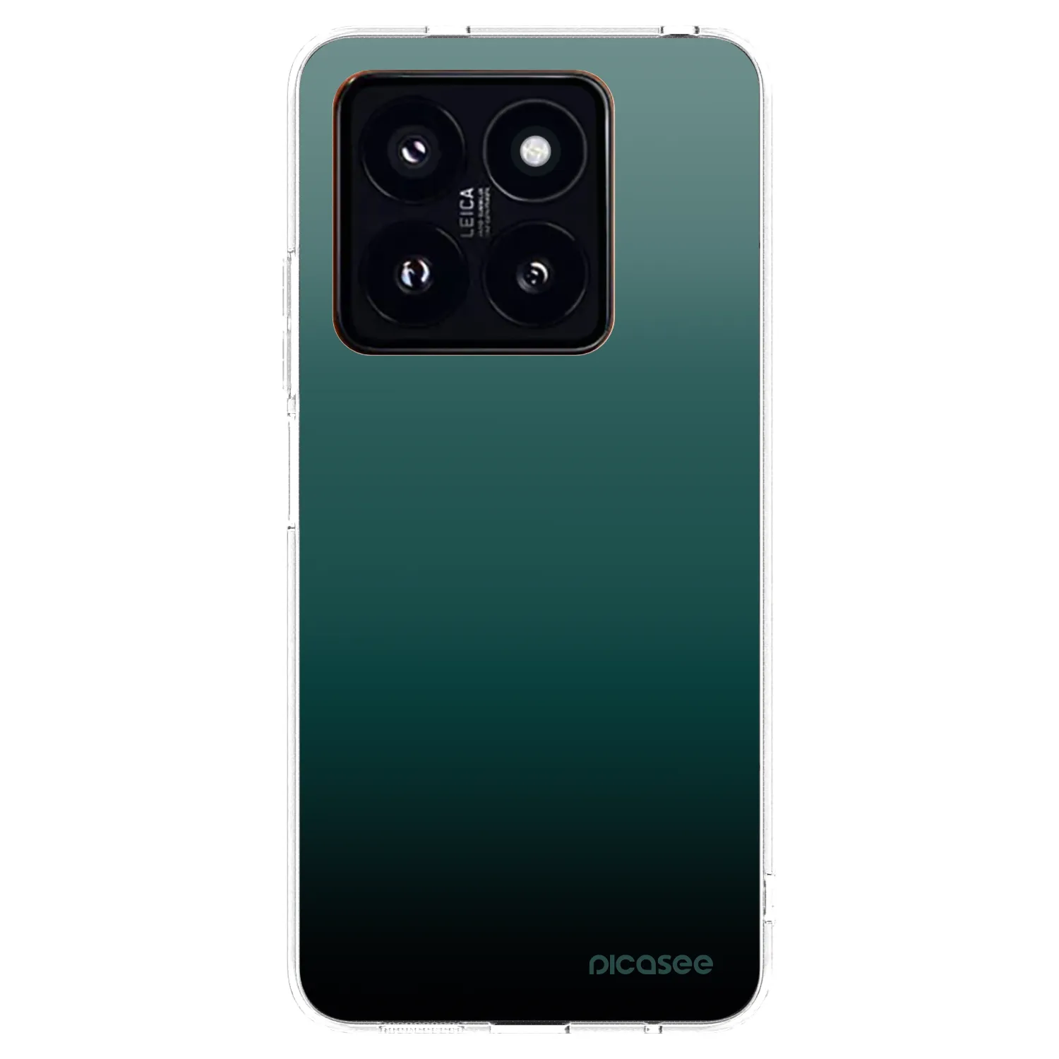 Picasee Xiaomi 14 Pro Hülle - Transparentes Silikon - Verdant Fade