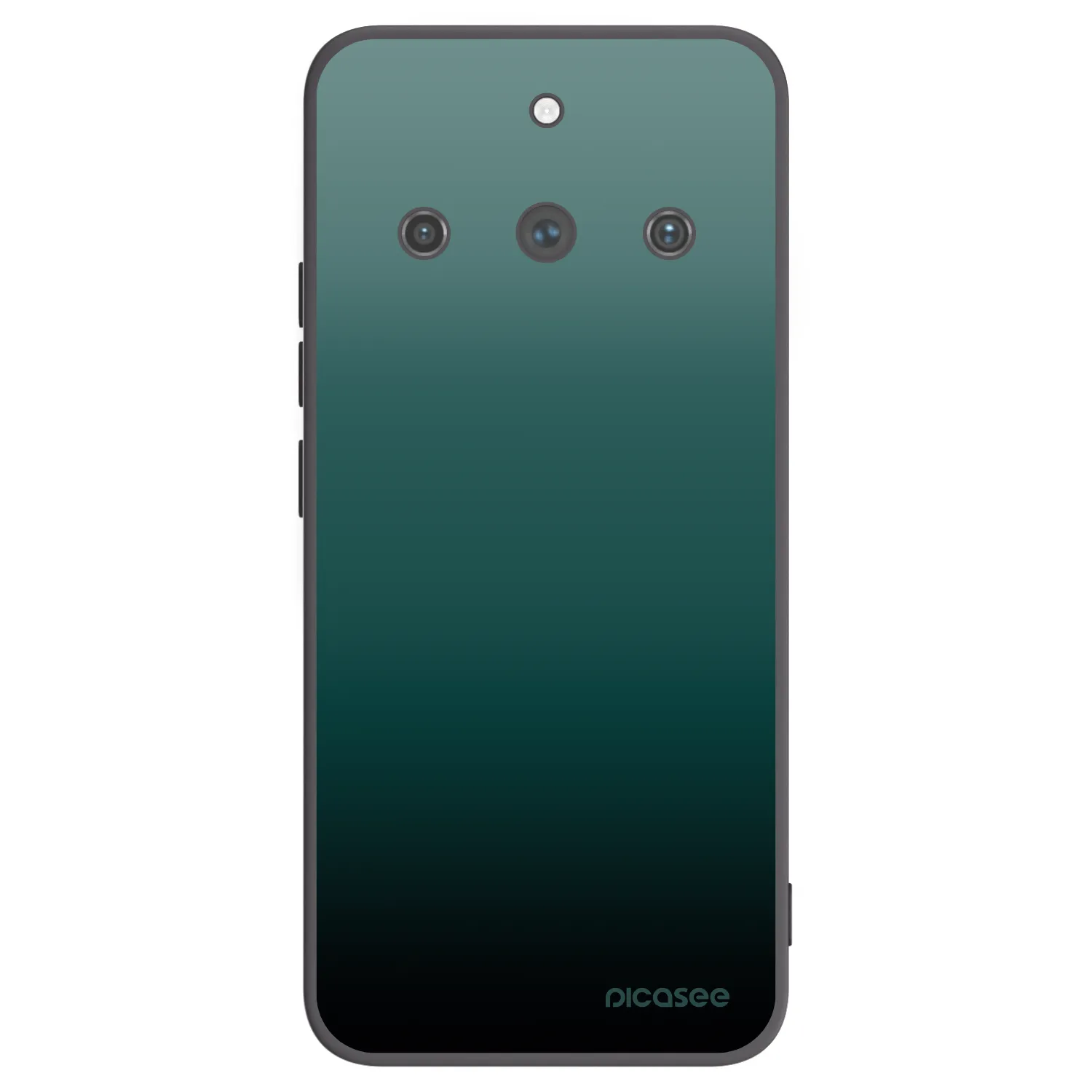 Picasee Realme 11 Pro+ Hülle - Schwarzes Silikon - Verdant Fade