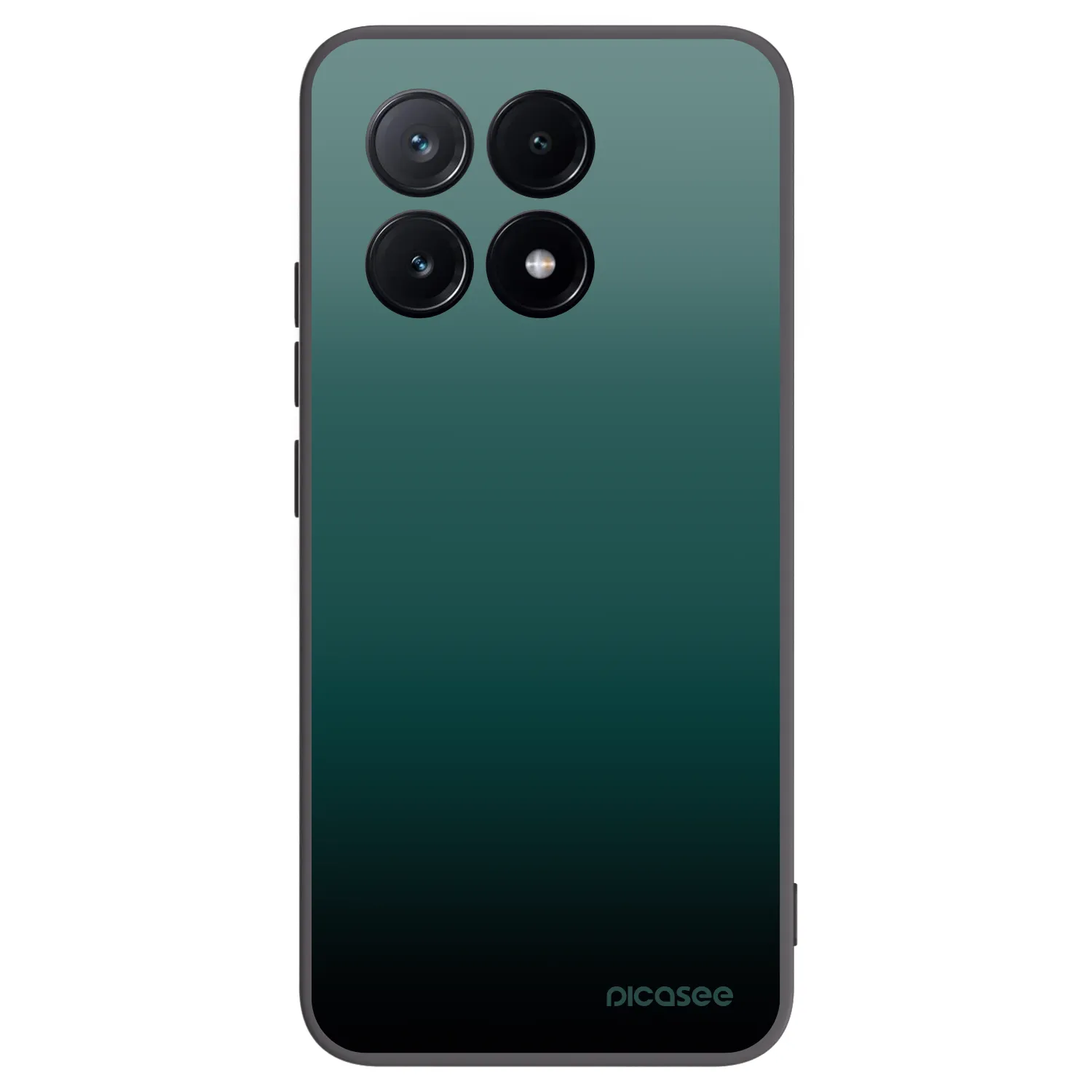 Picasee Xiaomi Poco X6 Pro Hülle - Schwarzes Silikon - Verdant Fade