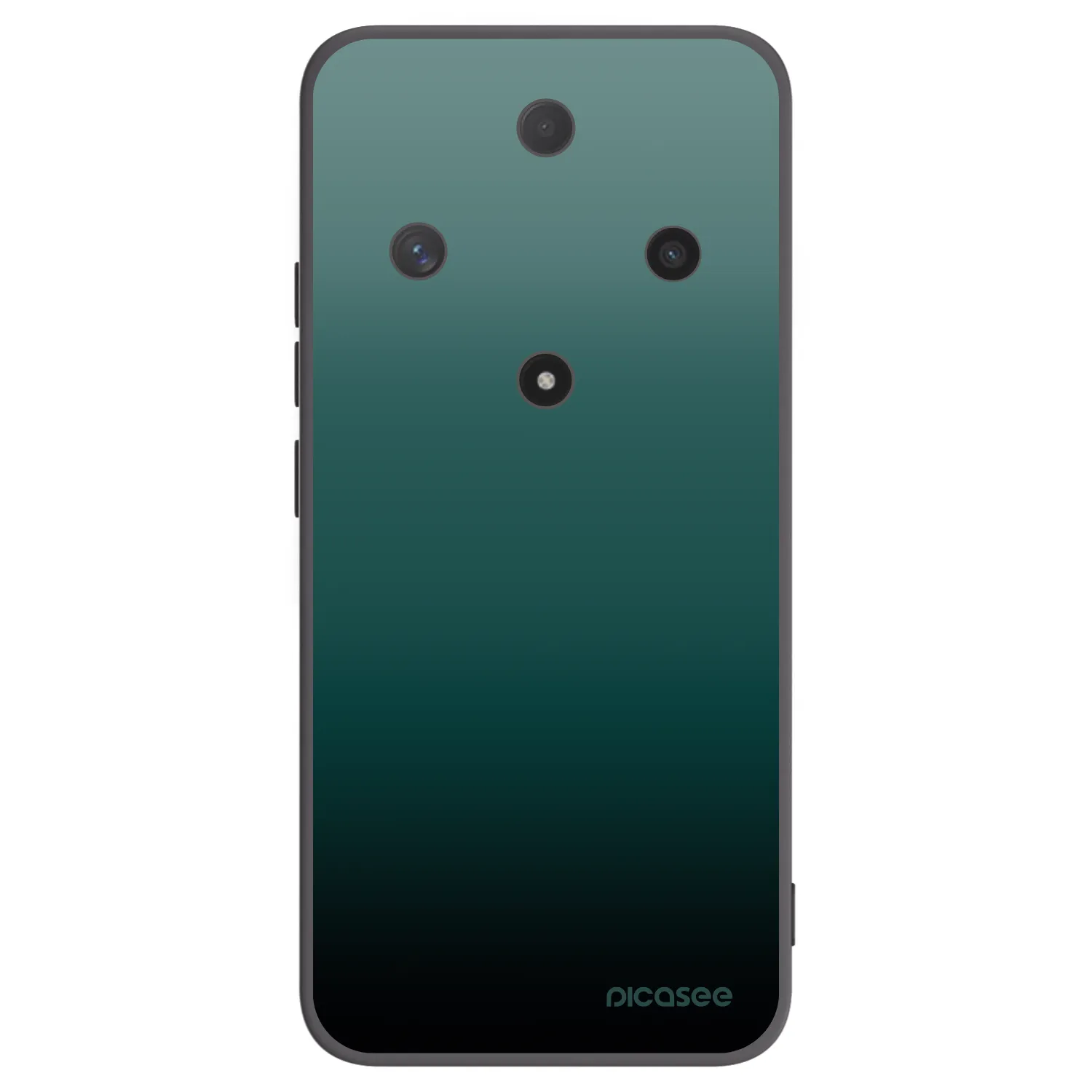 Picasee Honor Magic6 Lite 5G Hülle - Schwarzes Silikon - Verdant Fade