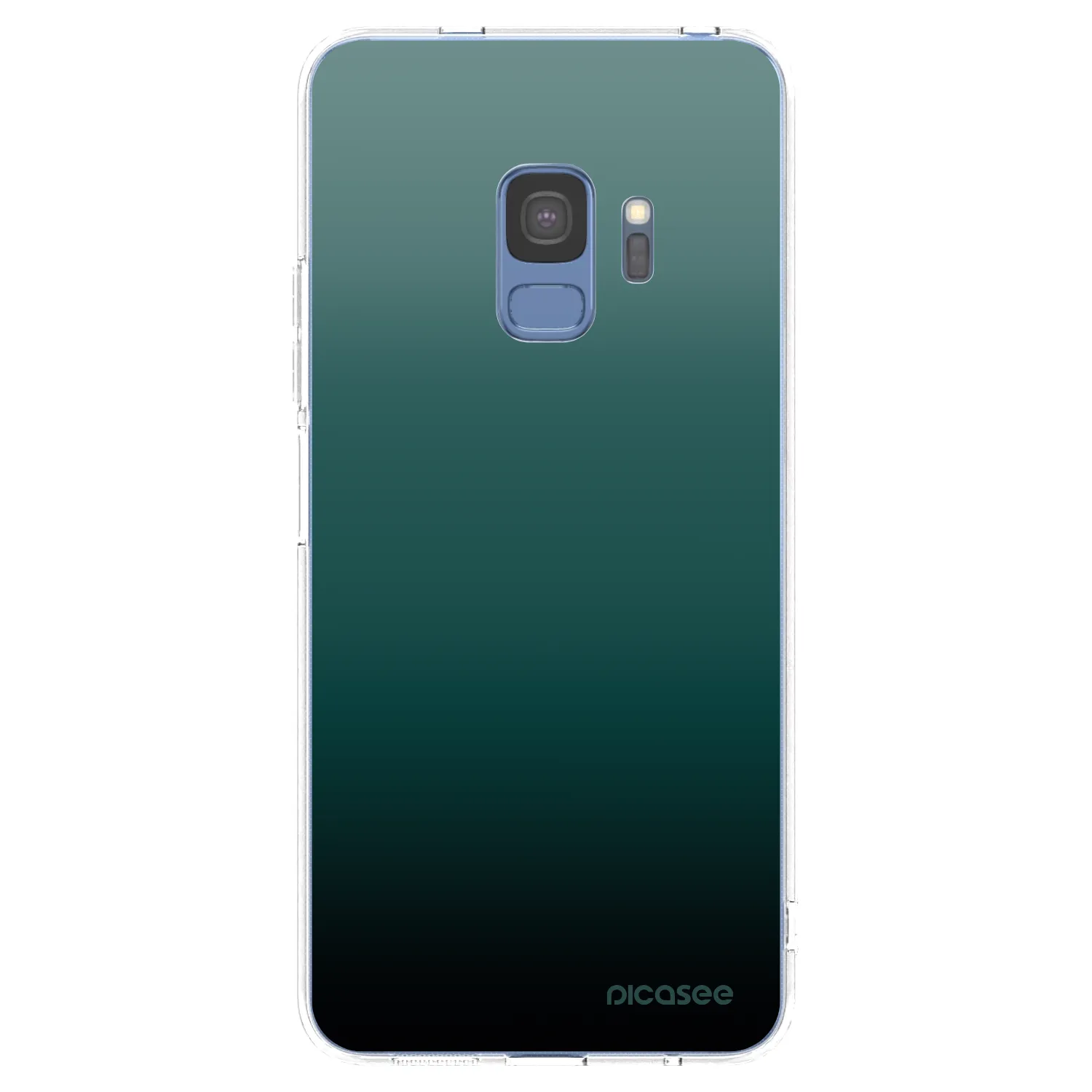 Picasee Samsung Galaxy S9 G960F Hülle - Transparentes Silikon - Verdant Fade