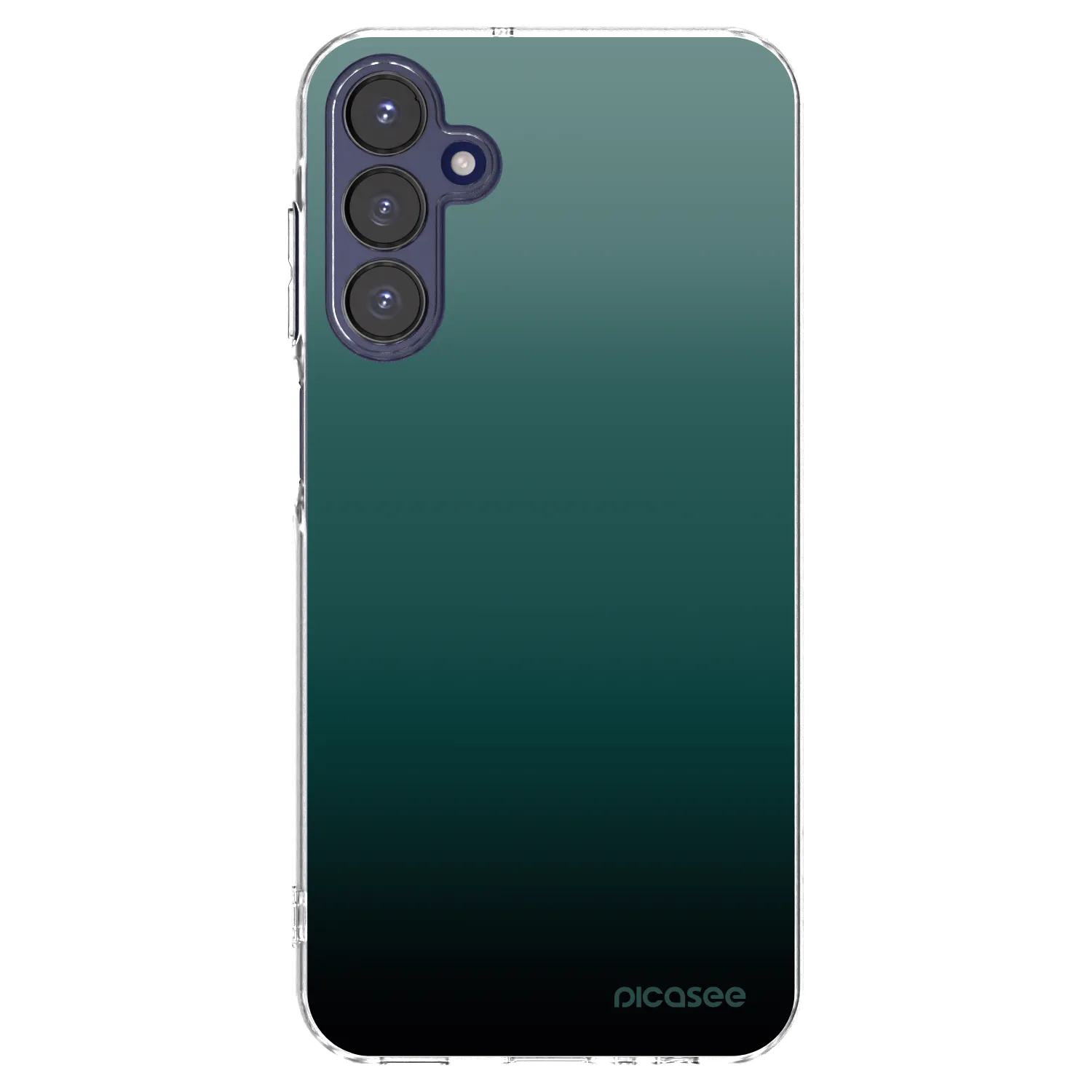 Picasee Samsung Galaxy A15 A155F 4G Hülle - Transparentes Silikon - Verdant Fade