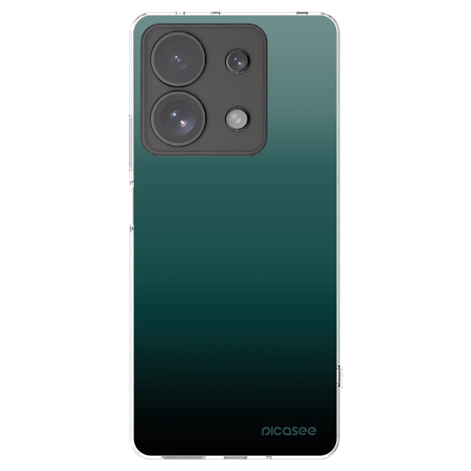 Picasee Xiaomi Redmi Note 13 Pro 4G Hülle - Transparentes Silikon - Verdant Fade