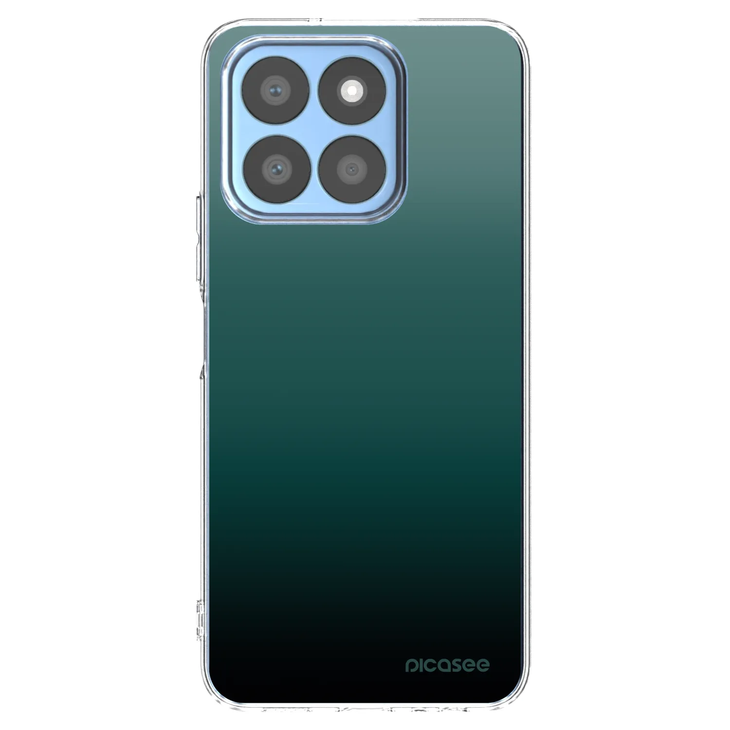 Picasee Honor X8b Hülle - Transparentes Silikon - Verdant Fade