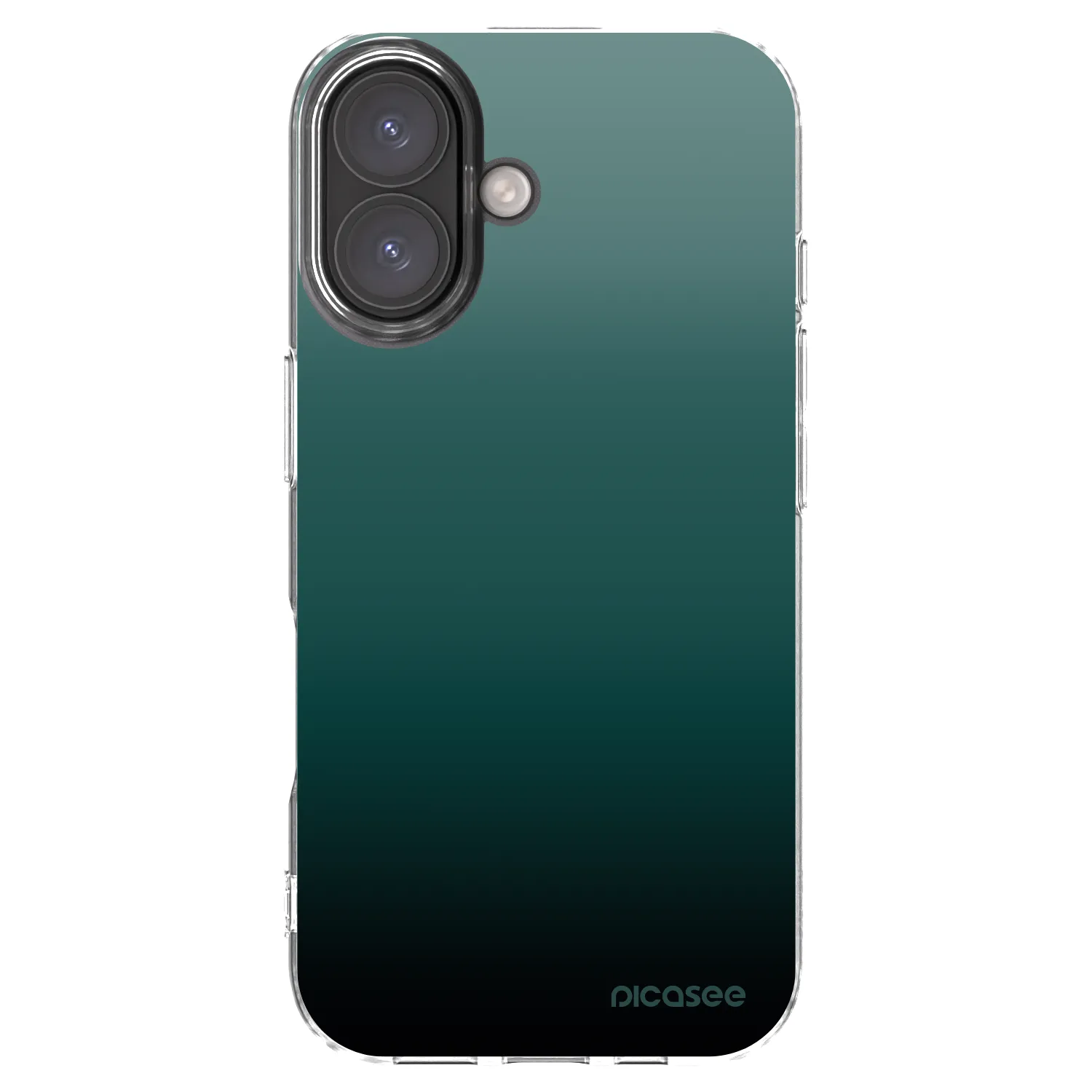 Picasee Apple iPhone 16 Hülle - Transparentes Silikon - Verdant Fade