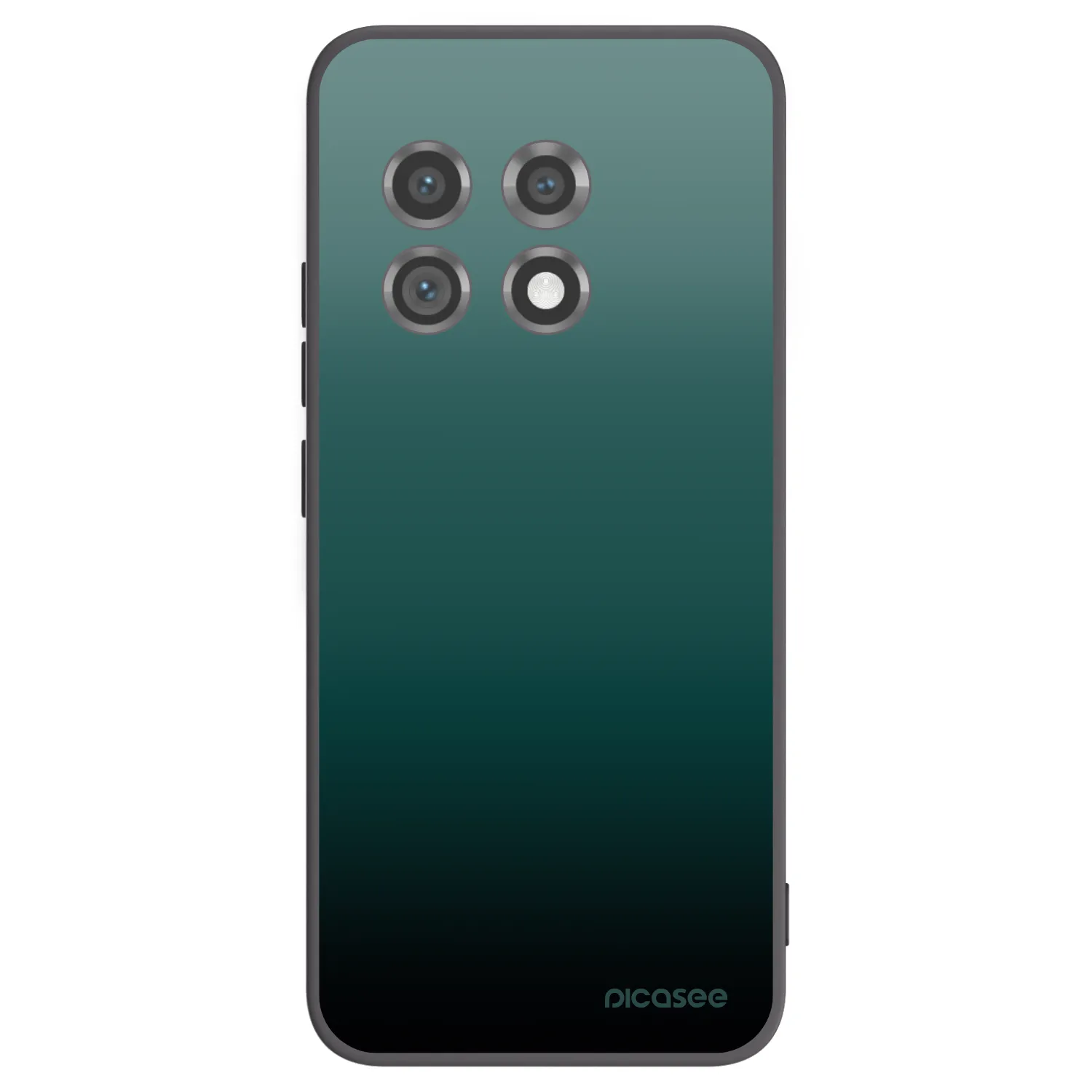Picasee OnePlus 11 5G Hülle - Schwarzes Silikon - Verdant Fade