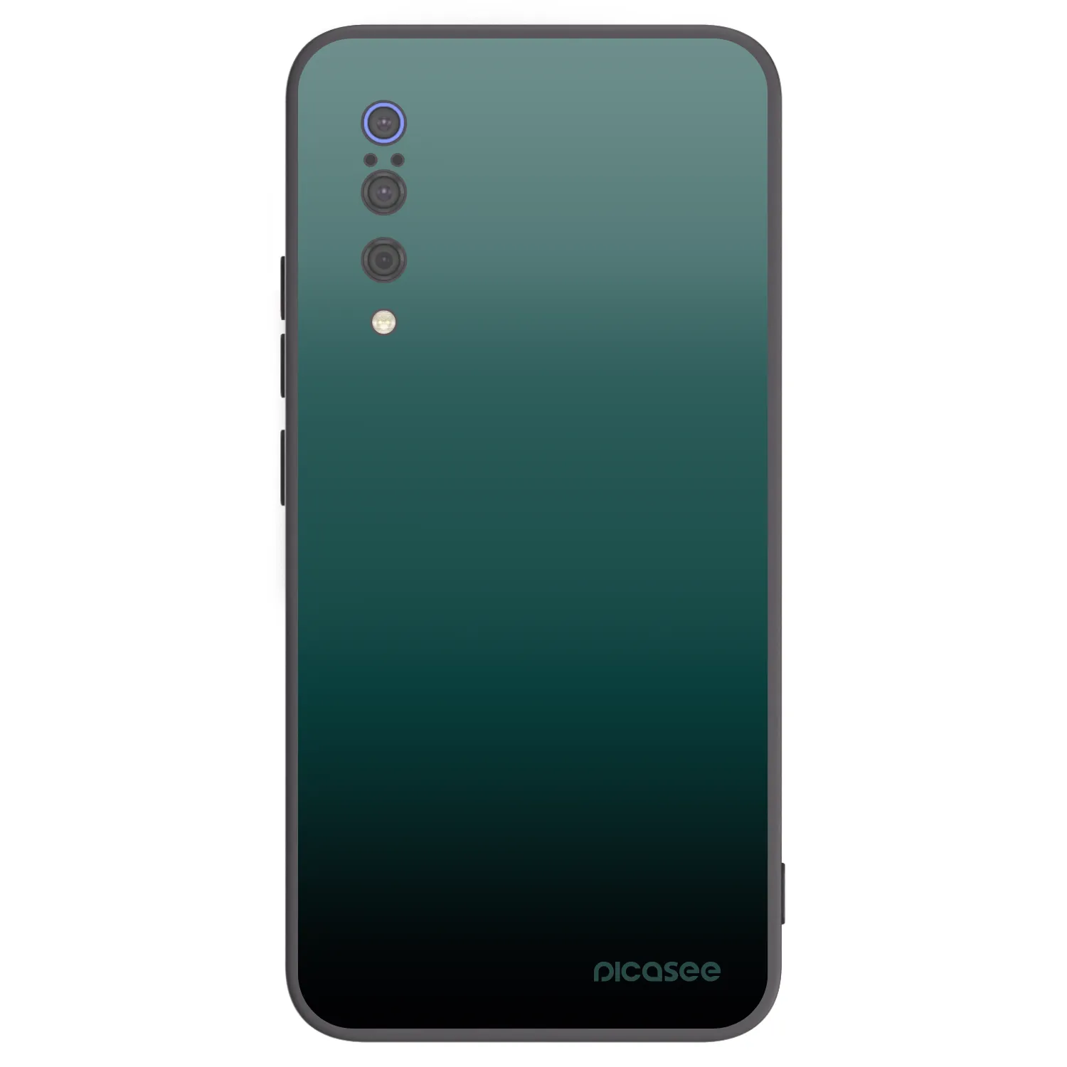 Picasee Xiaomi Mi 9 Hülle - Schwarzes Silikon - Verdant Fade