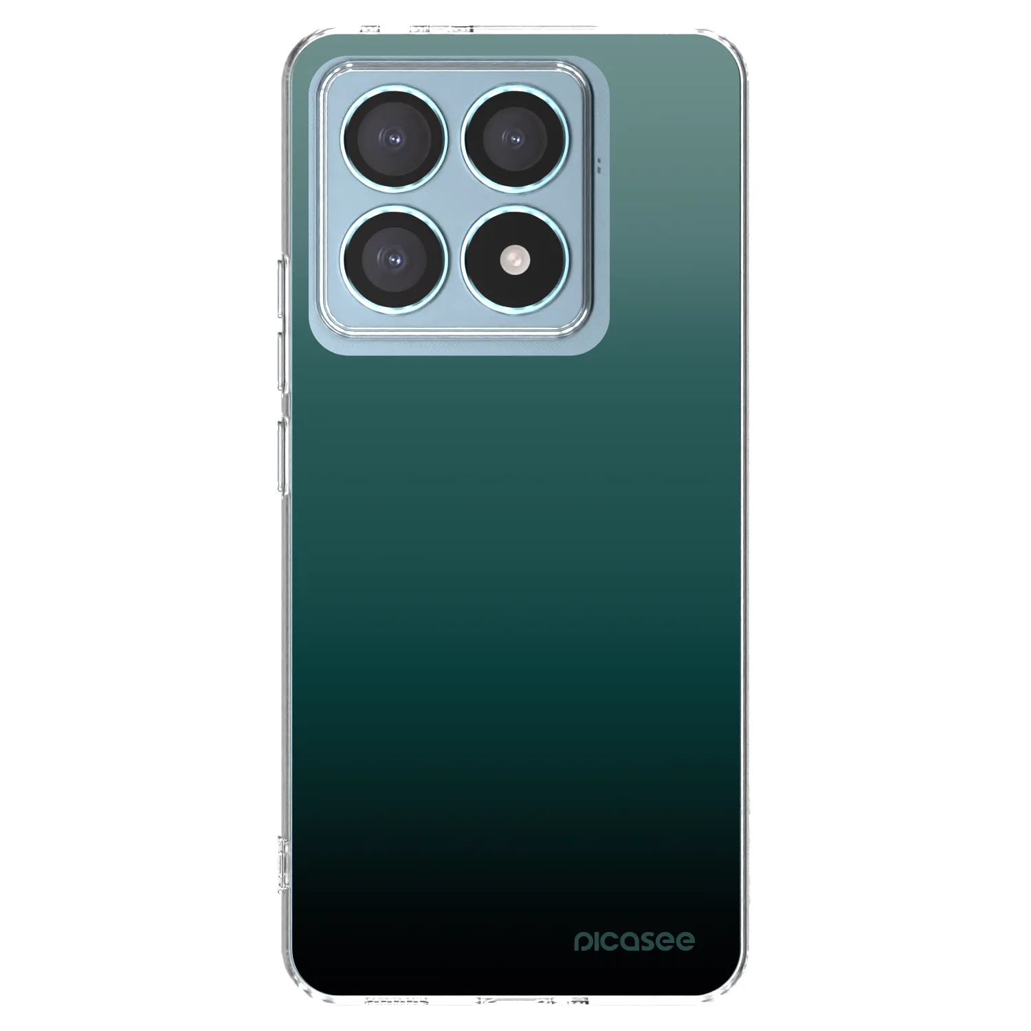 Picasee Xiaomi 14T Pro Hülle - Transparentes Silikon - Verdant Fade
