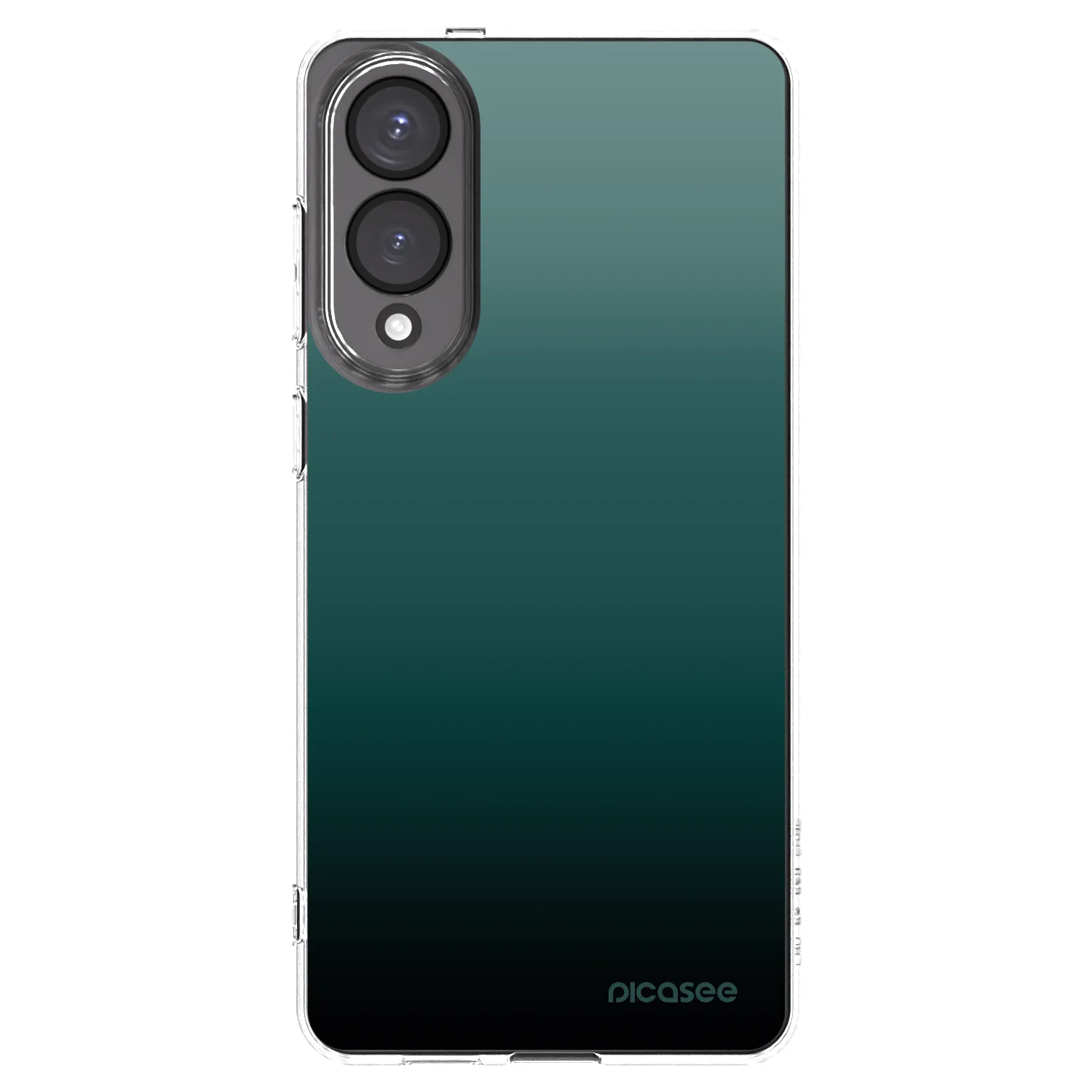 Picasee Samsung Galaxy S25 Edge 5G Hülle - Transparentes Silikon - Verdant Fade